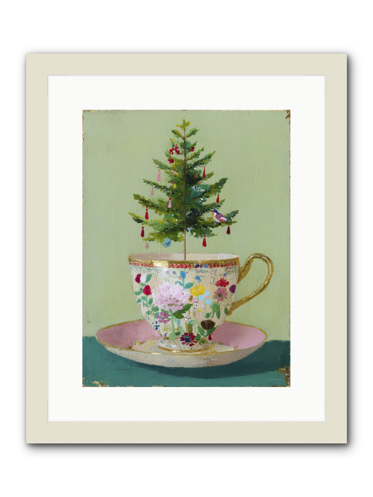 The Wish -- Framed Print - White 12x16