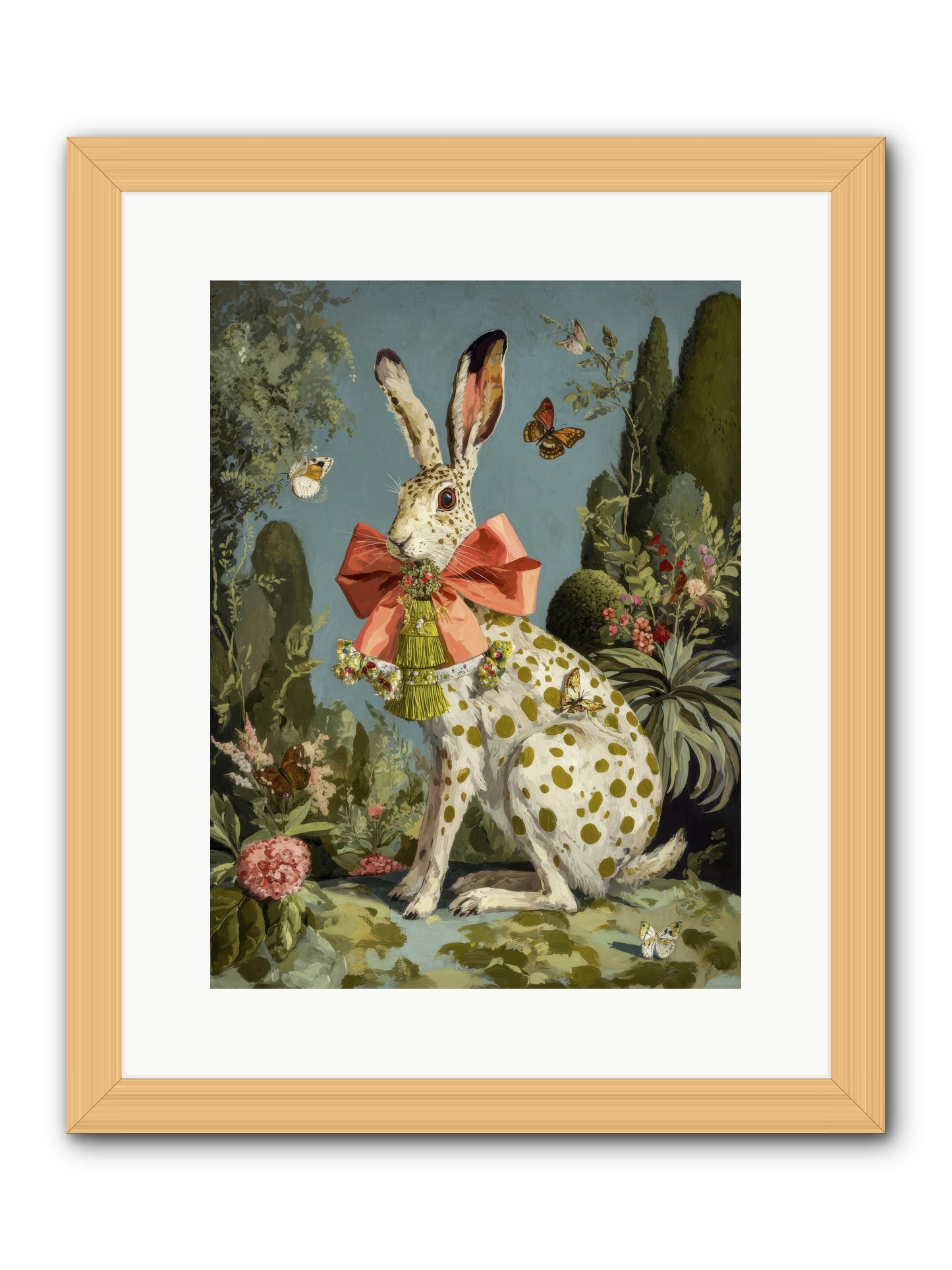 The Wistful Tapestry No.1 -- Framed Print - Natural 12x16