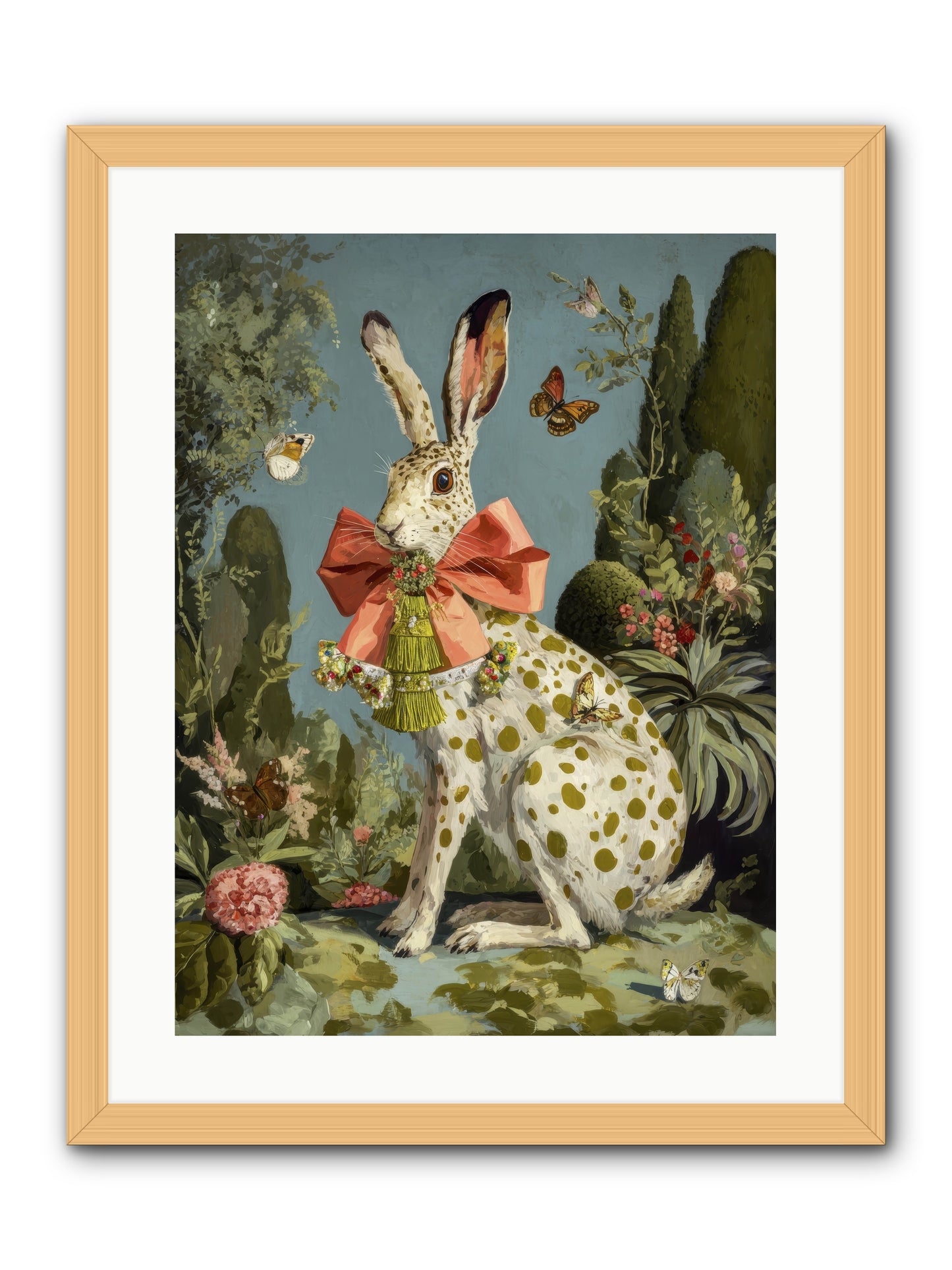 The Wistful Tapestry No.1 -- Framed Print - Natural 18x24