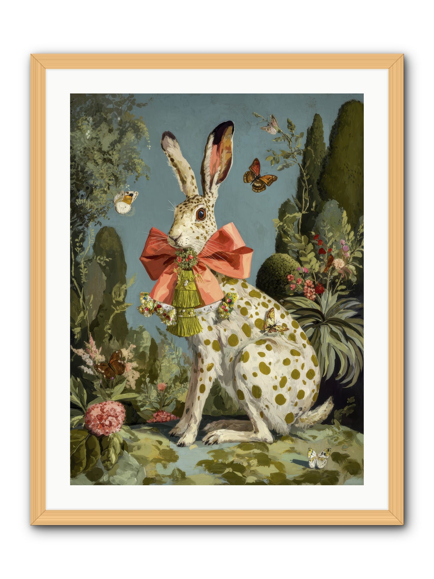 The Wistful Tapestry No.1 -- Framed Print - Natural 24x32