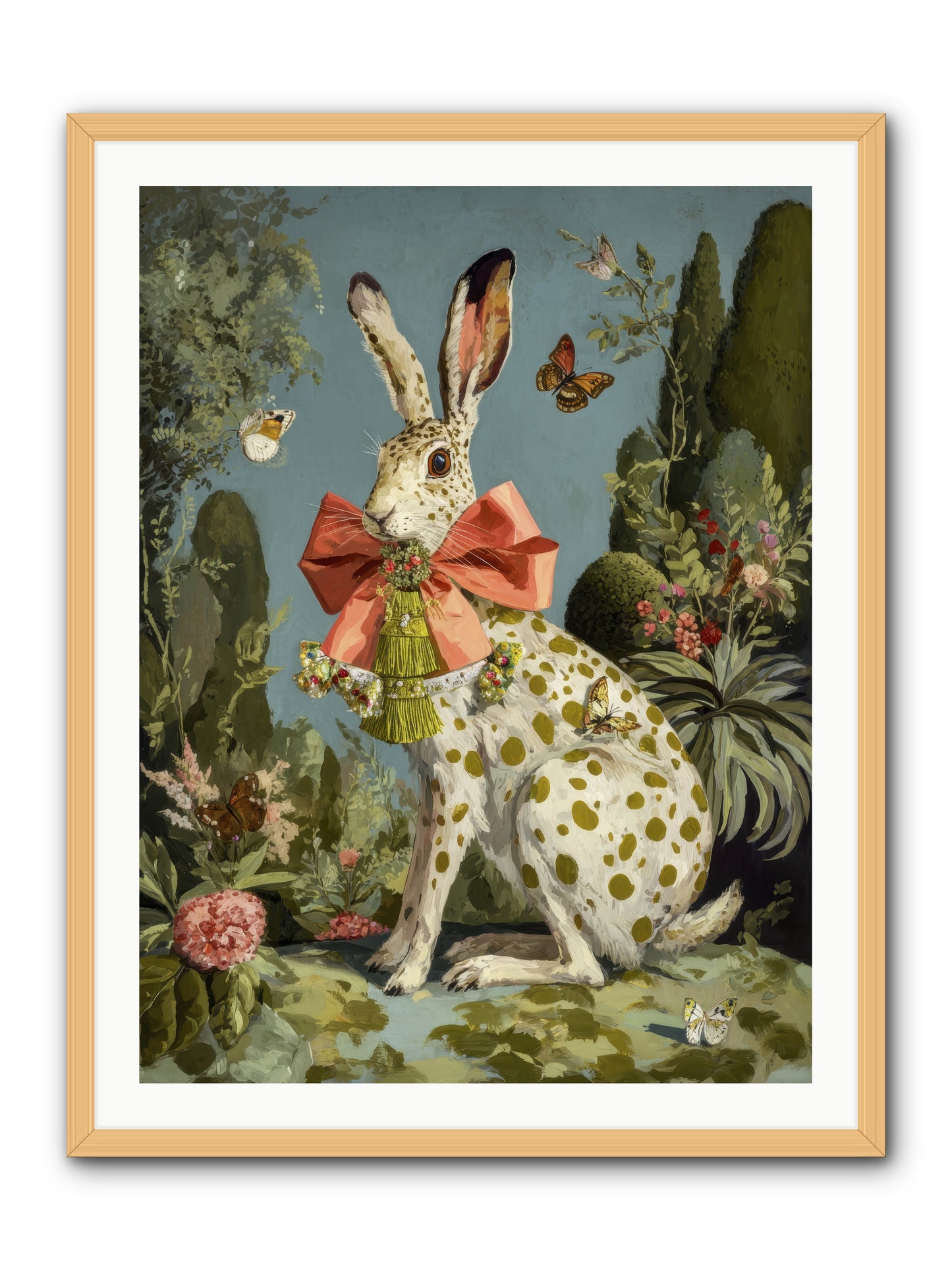 The Wistful Tapestry No.1 -- Framed Print - Natural 30x40
