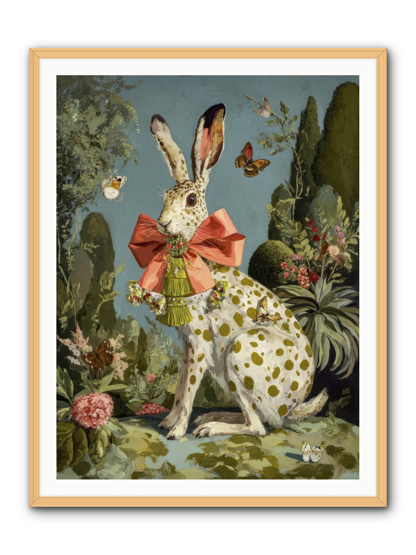 The Wistful Tapestry No.1 -- Framed Print - Natural 36x48