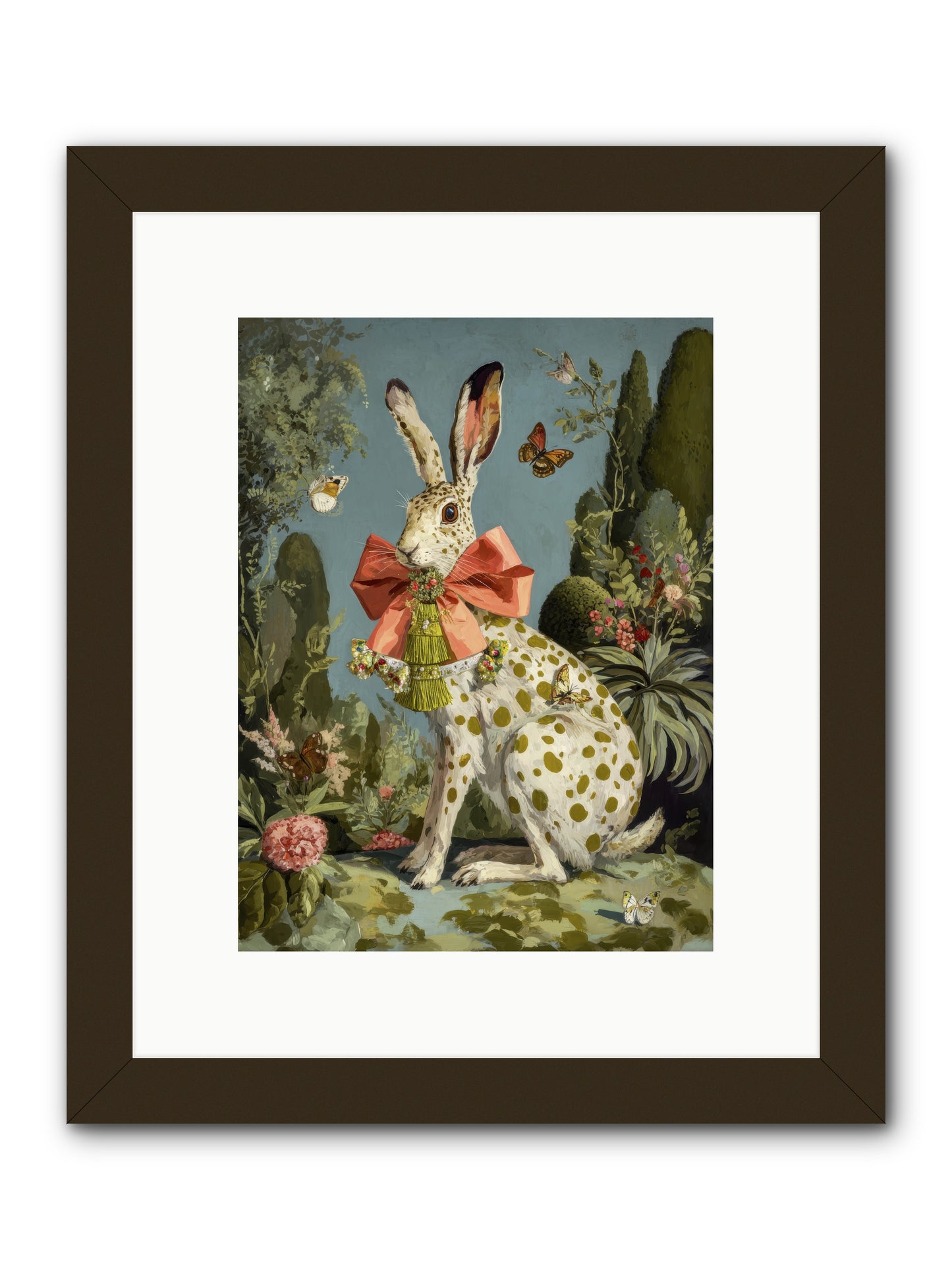 The Wistful Tapestry No.1 -- Framed Print - Black 9x12