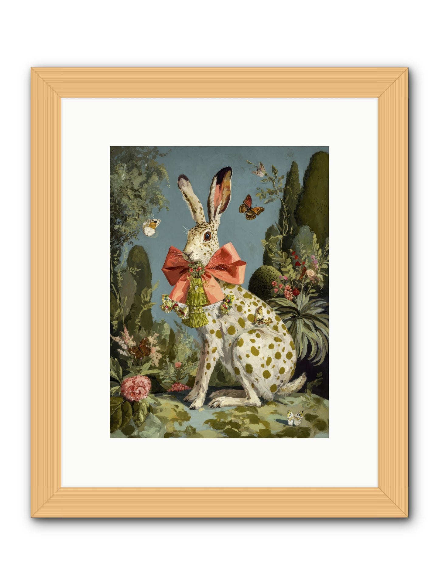 The Wistful Tapestry No.1 -- Framed Print - Natural 9x12