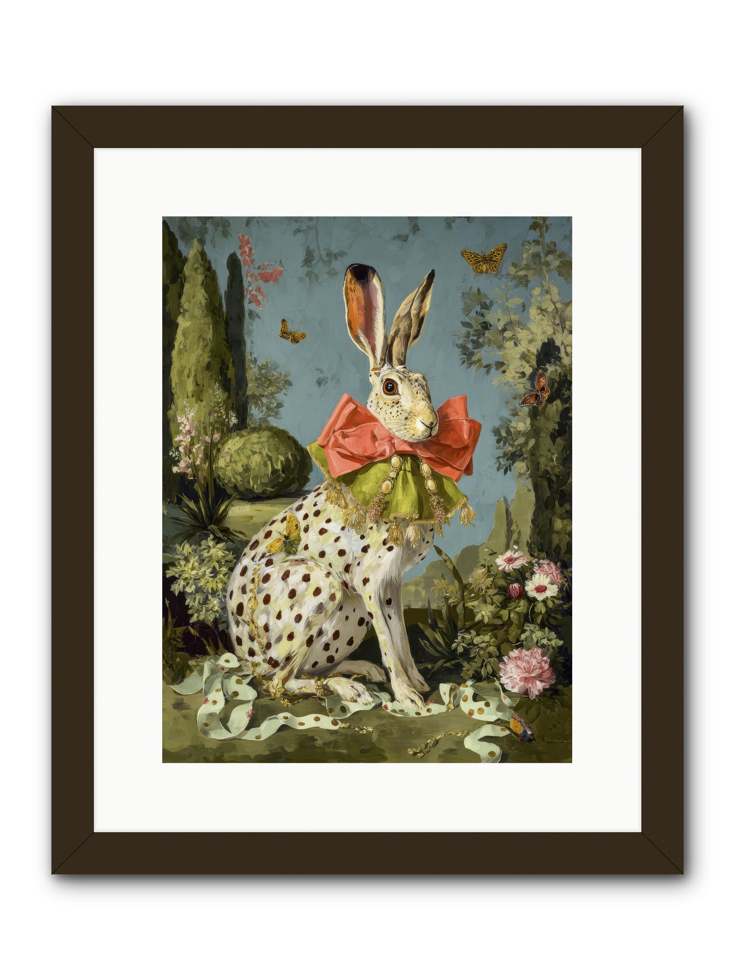 The Wistful Tapestry No.2 -- Framed Print - Black 12x16