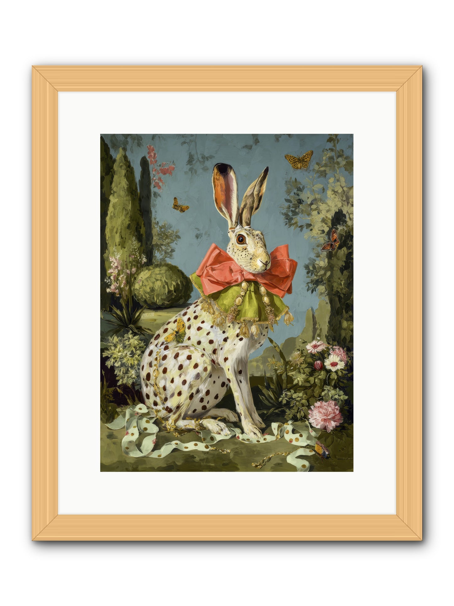The Wistful Tapestry No.2 -- Framed Print - Natural 12x16