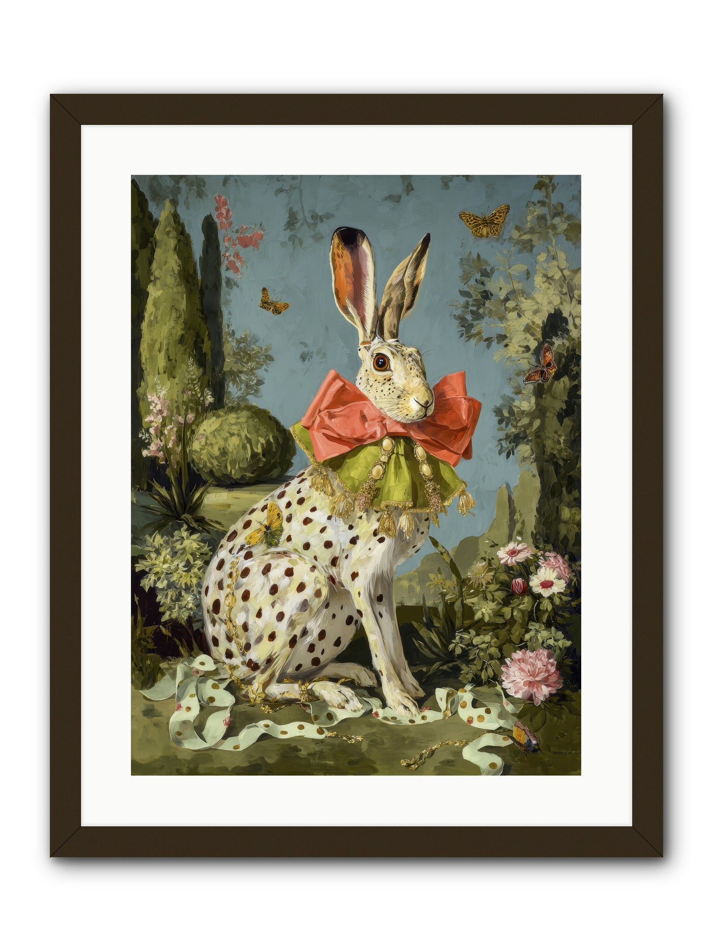 The Wistful Tapestry No.2 -- Framed Print - Black 18x24