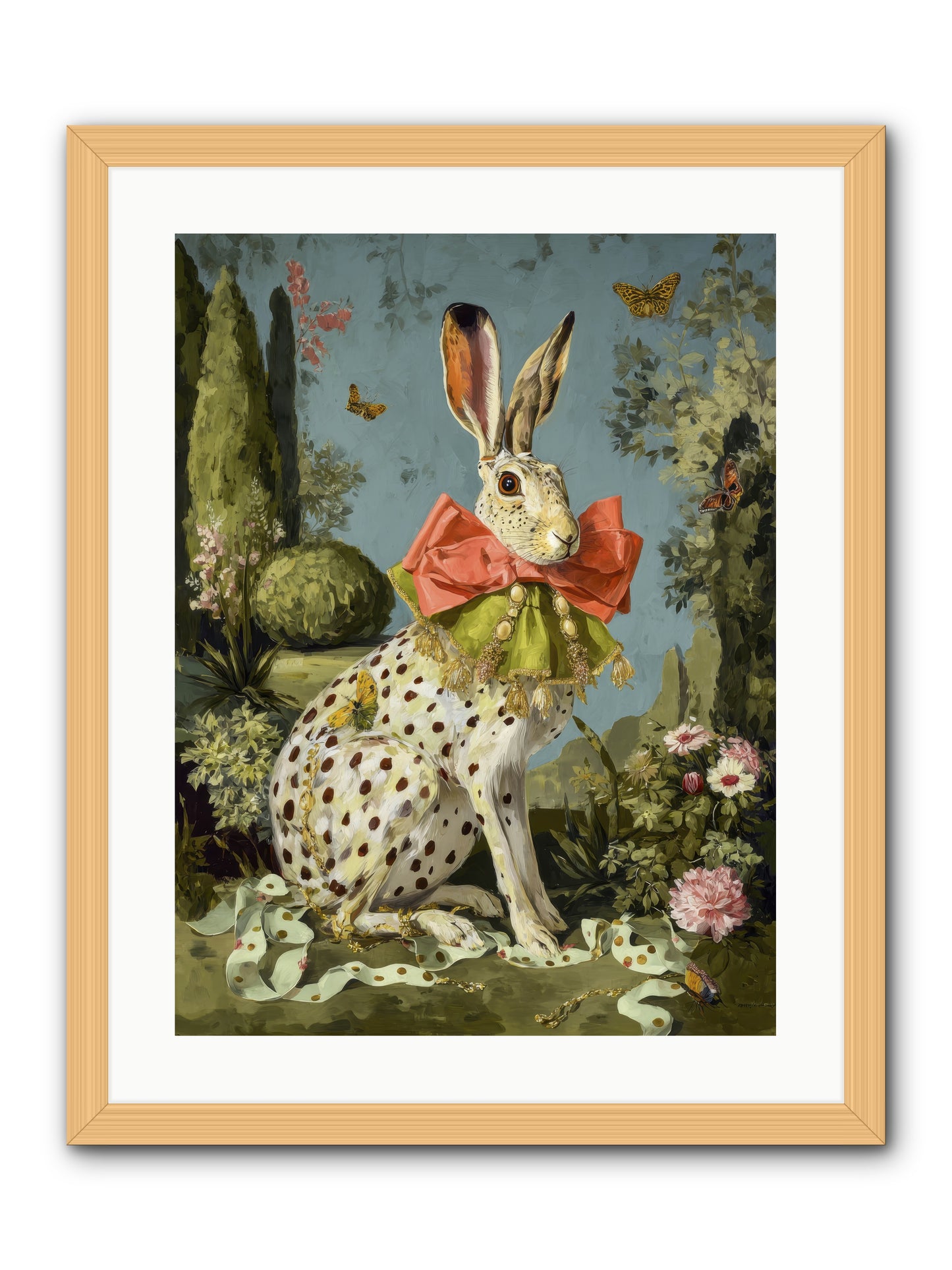 The Wistful Tapestry No.2 -- Framed Print - Natural 18x24