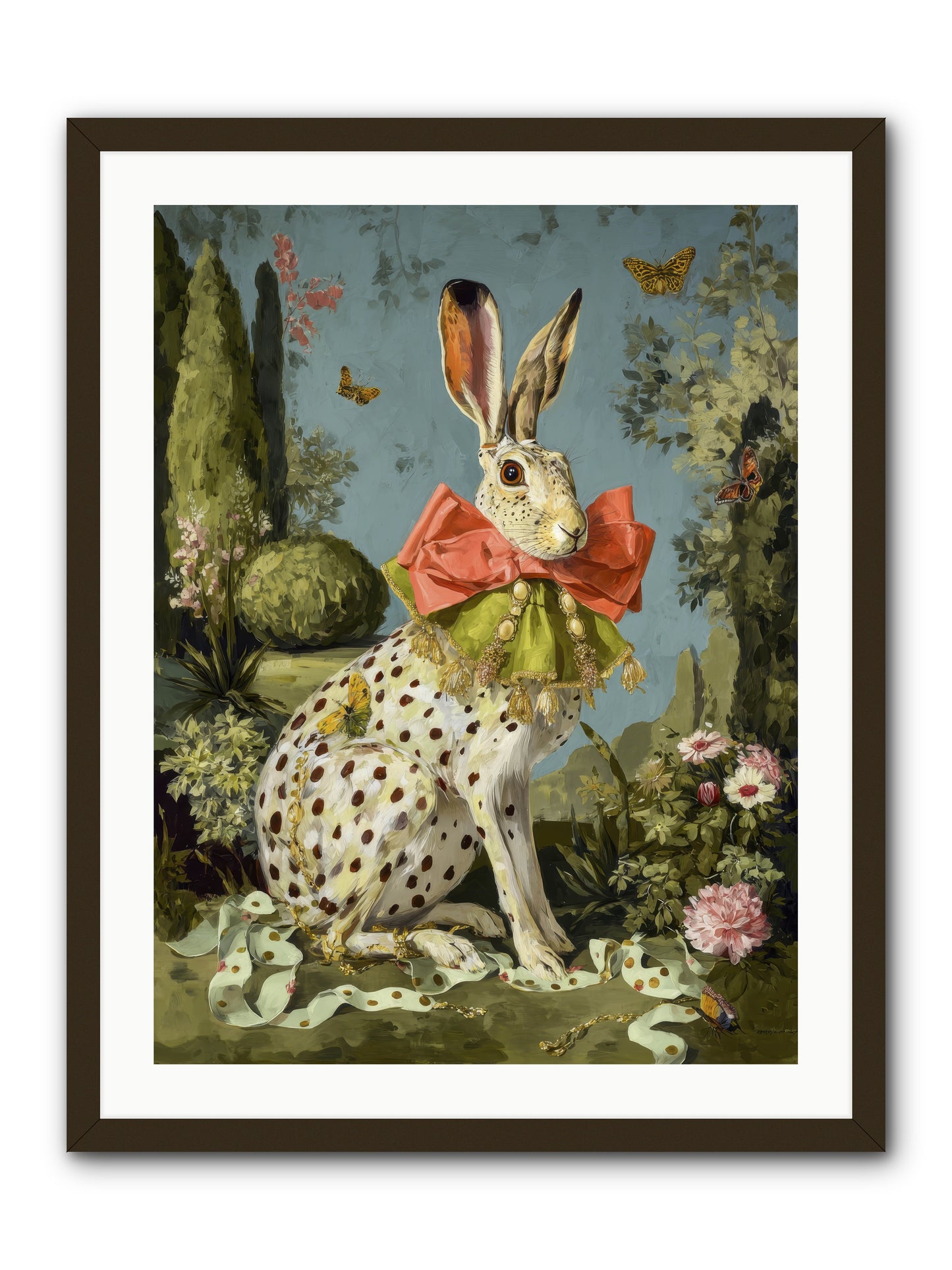 The Wistful Tapestry No.2 -- Framed Print - Black 24x32