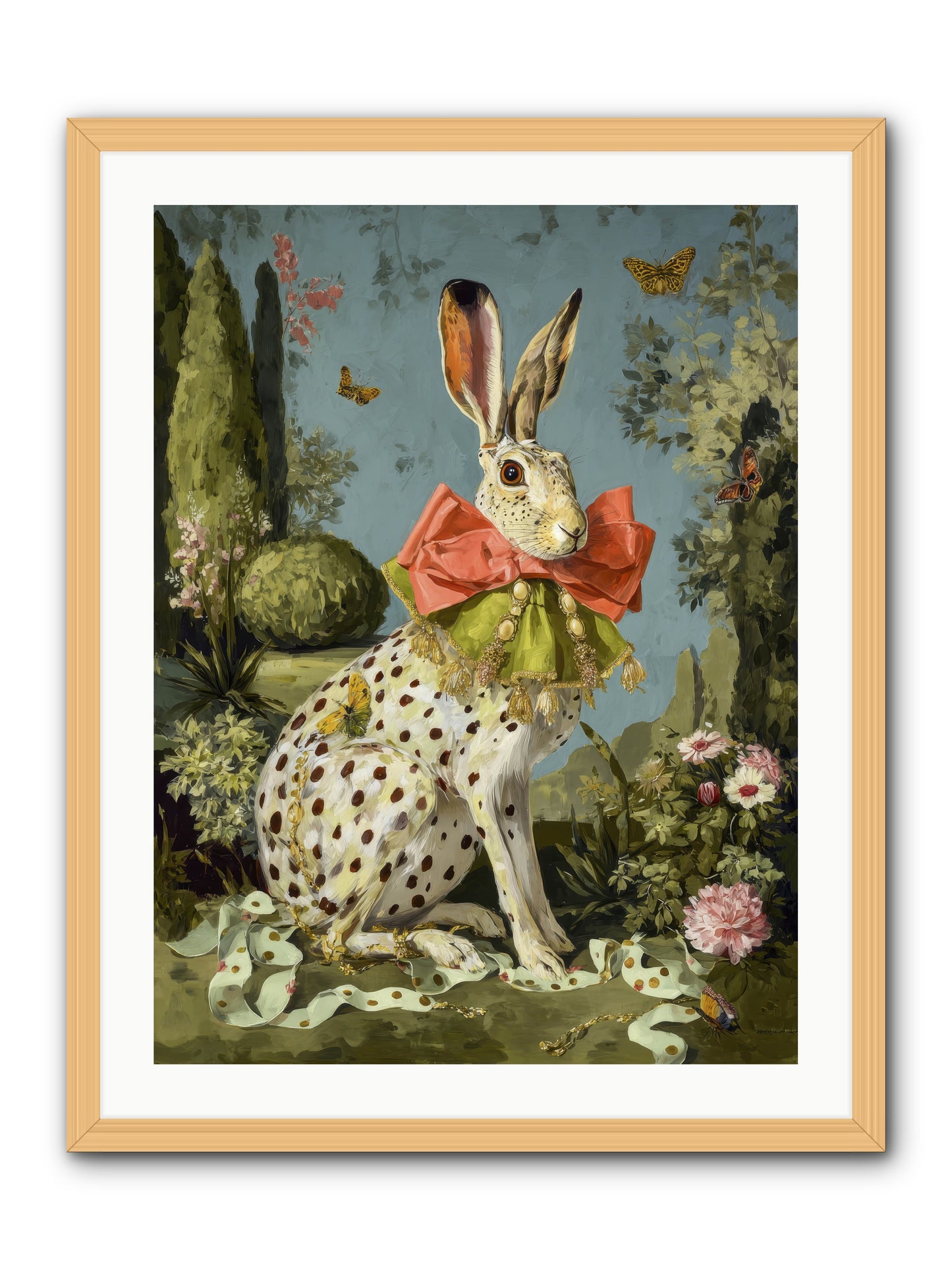 The Wistful Tapestry No.2 -- Framed Print - Natural 24x32