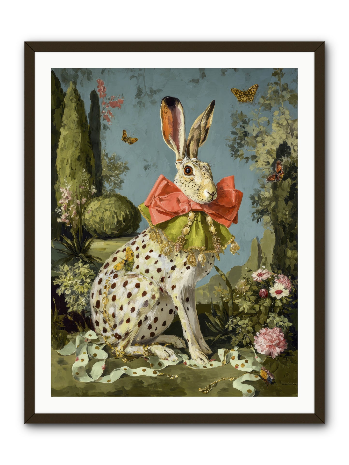 The Wistful Tapestry No.2 -- Framed Print - Black 30x40
