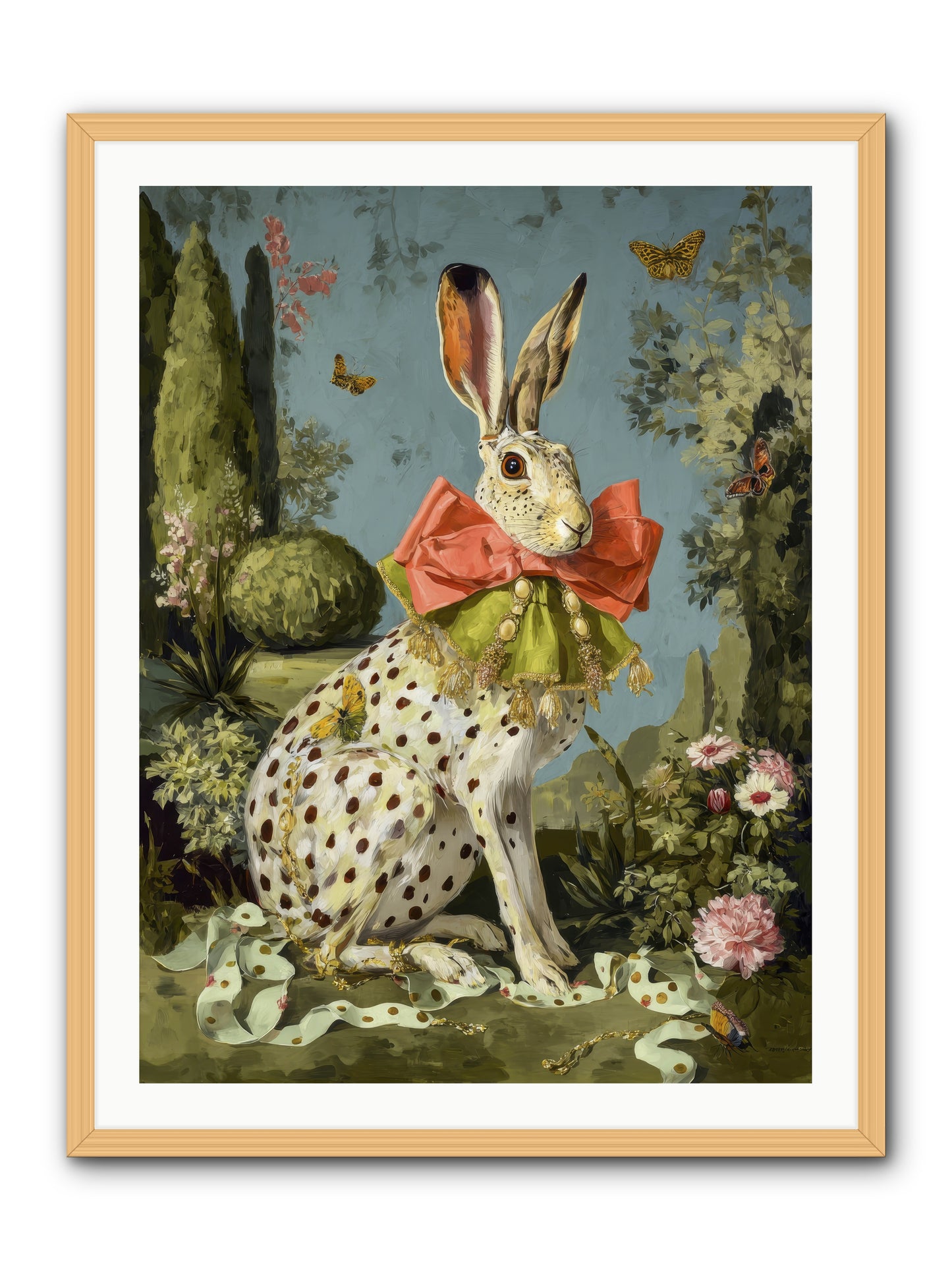 The Wistful Tapestry No.2 -- Framed Print - Natural 30x40
