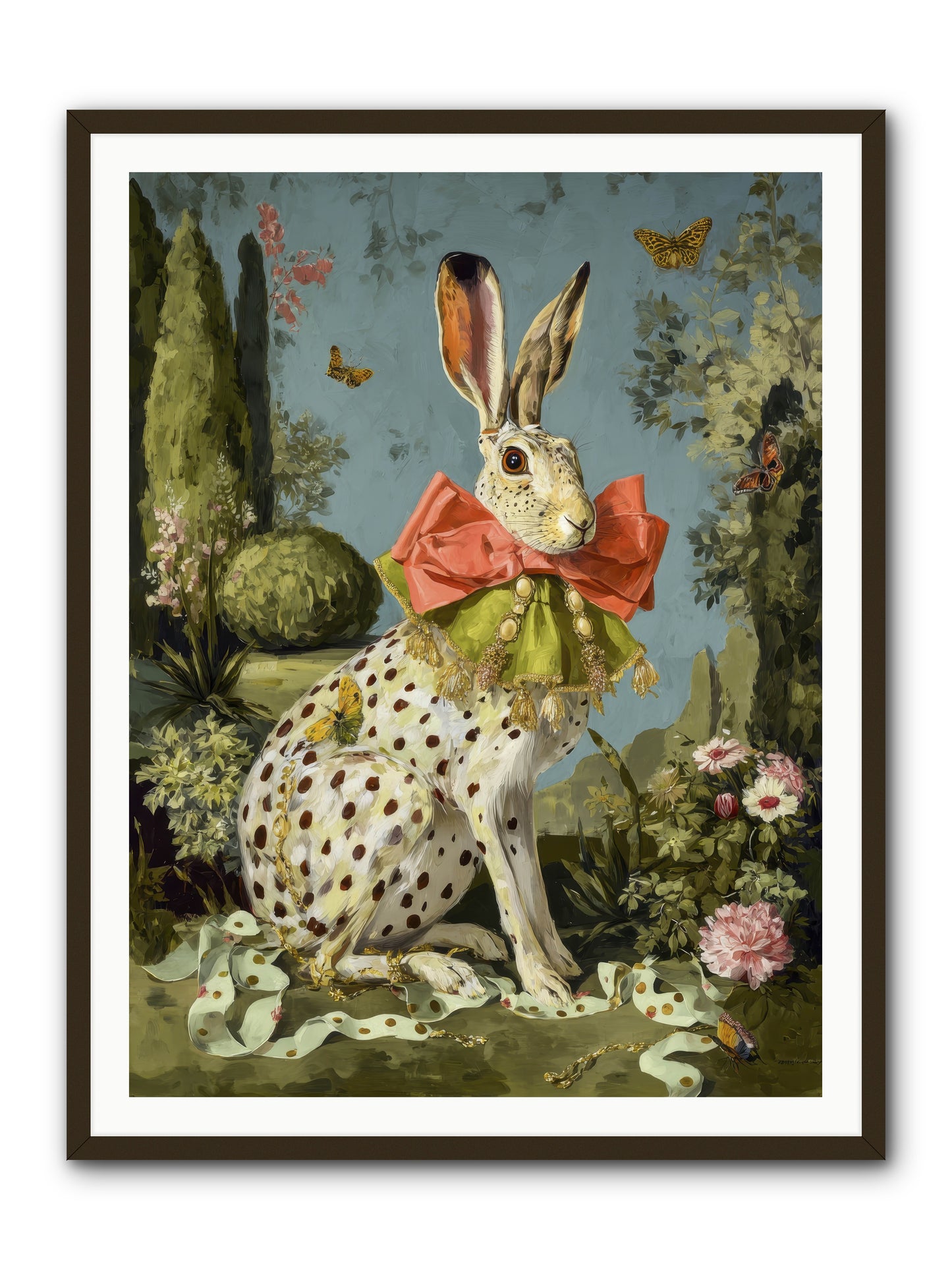 The Wistful Tapestry No.2 -- Framed Print - Black 36x48