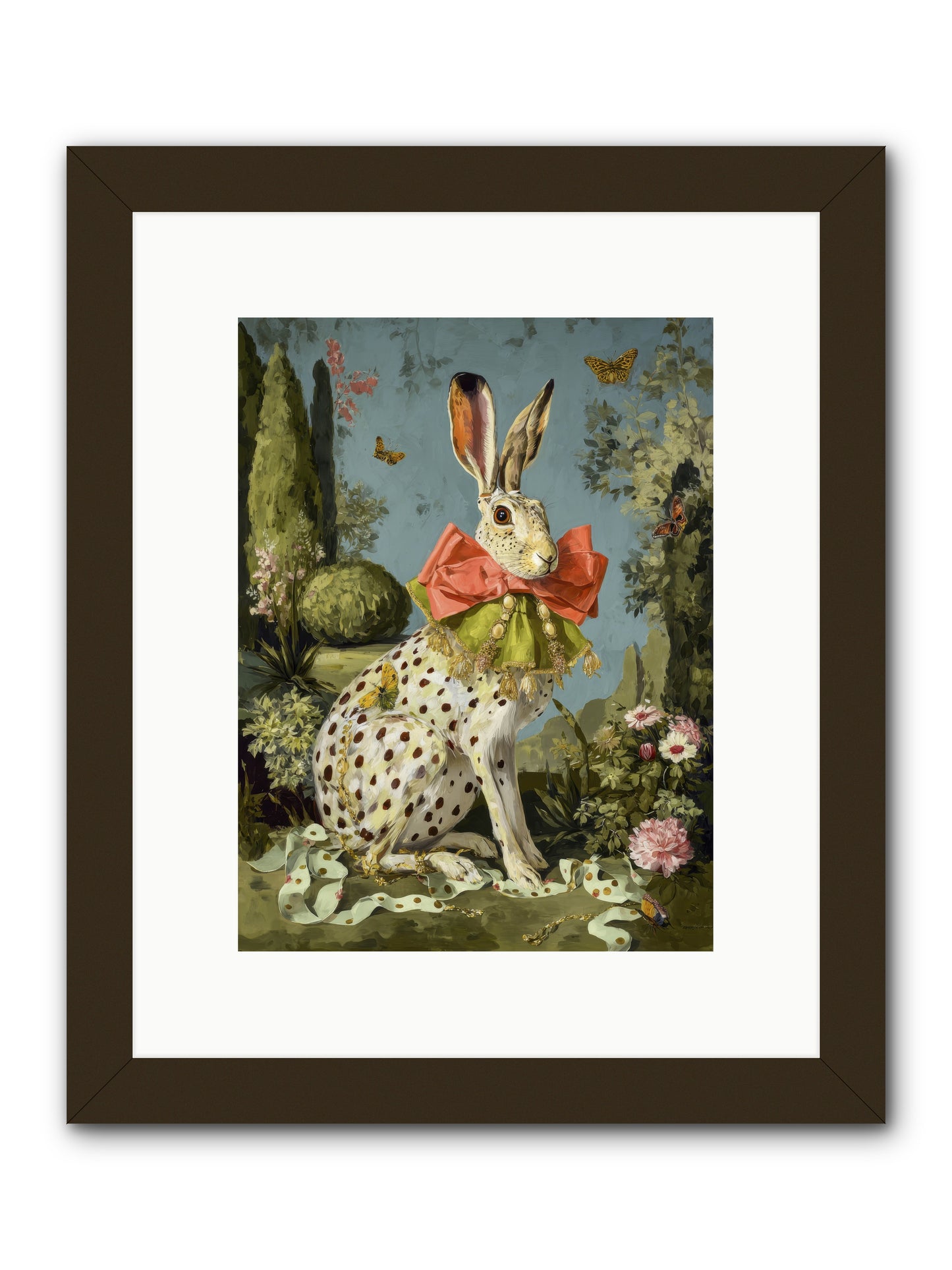 The Wistful Tapestry No.2 -- Framed Print - Black 9x12