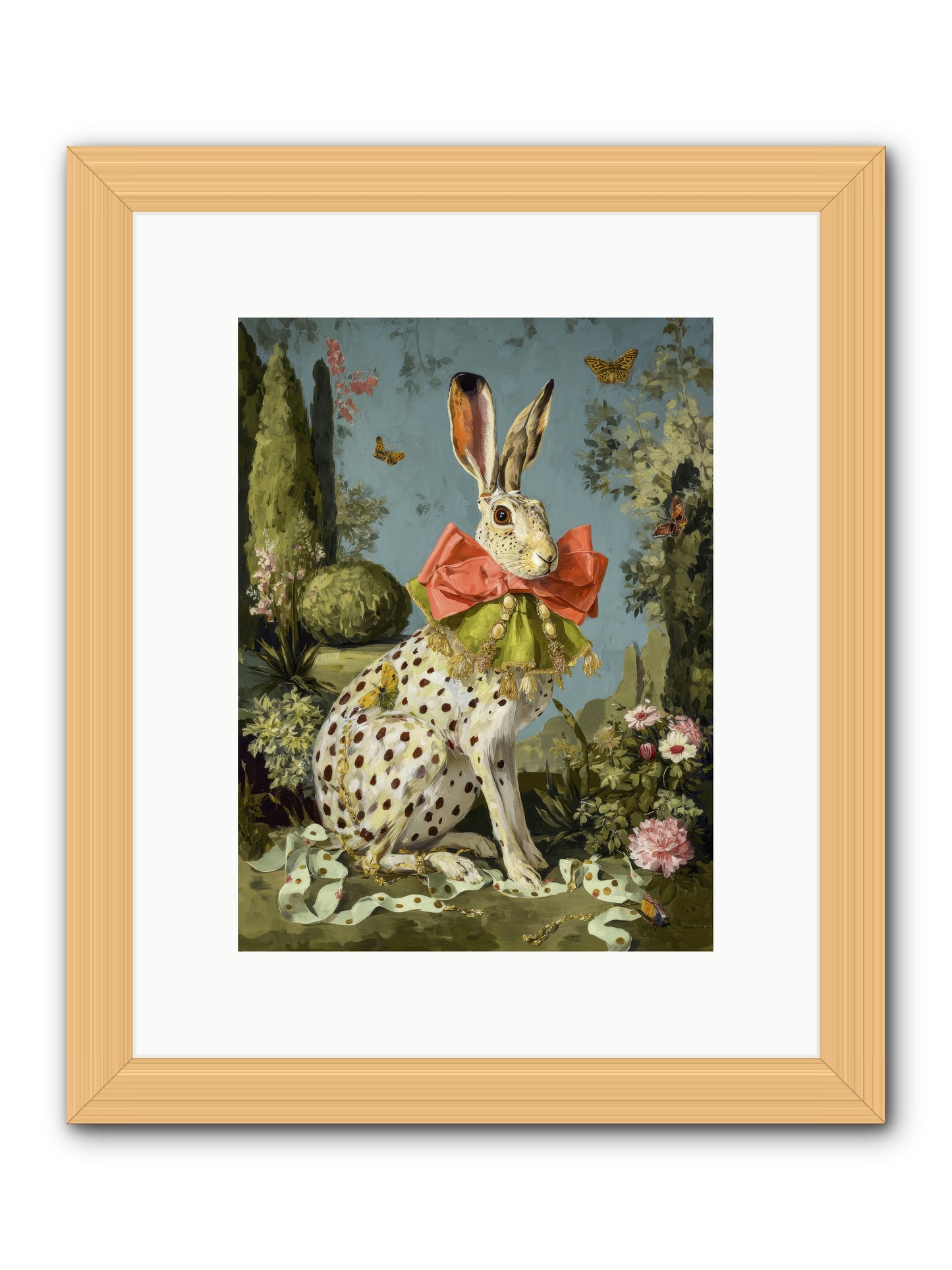 The Wistful Tapestry No.2 -- Framed Print - Natural 9x12