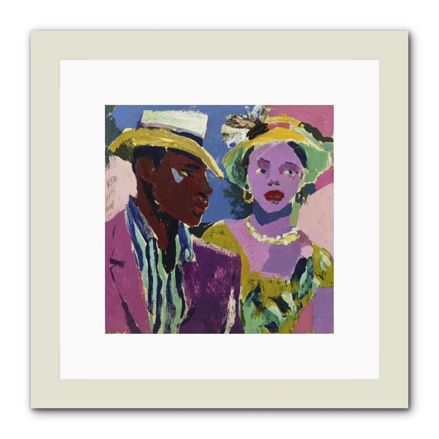 The Woman Who Bloomed -- Framed Print - White 10x10