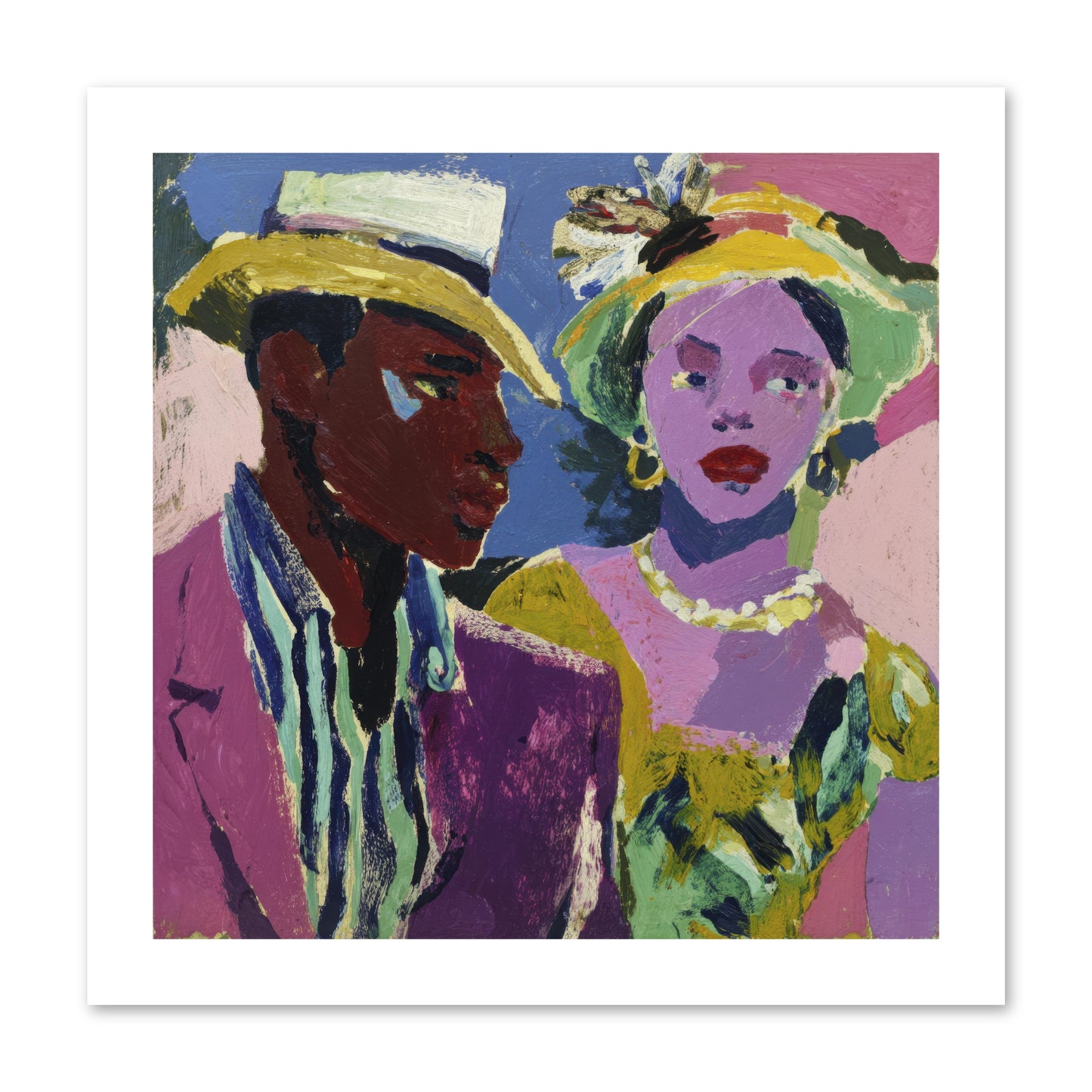 The Woman Who Bloomed -- Loose Canvas Print 12x12
