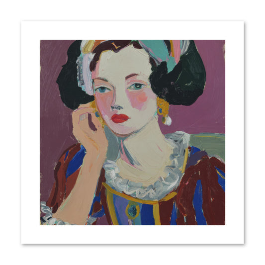 The Woman Who Chose -- Paper Print 10x10