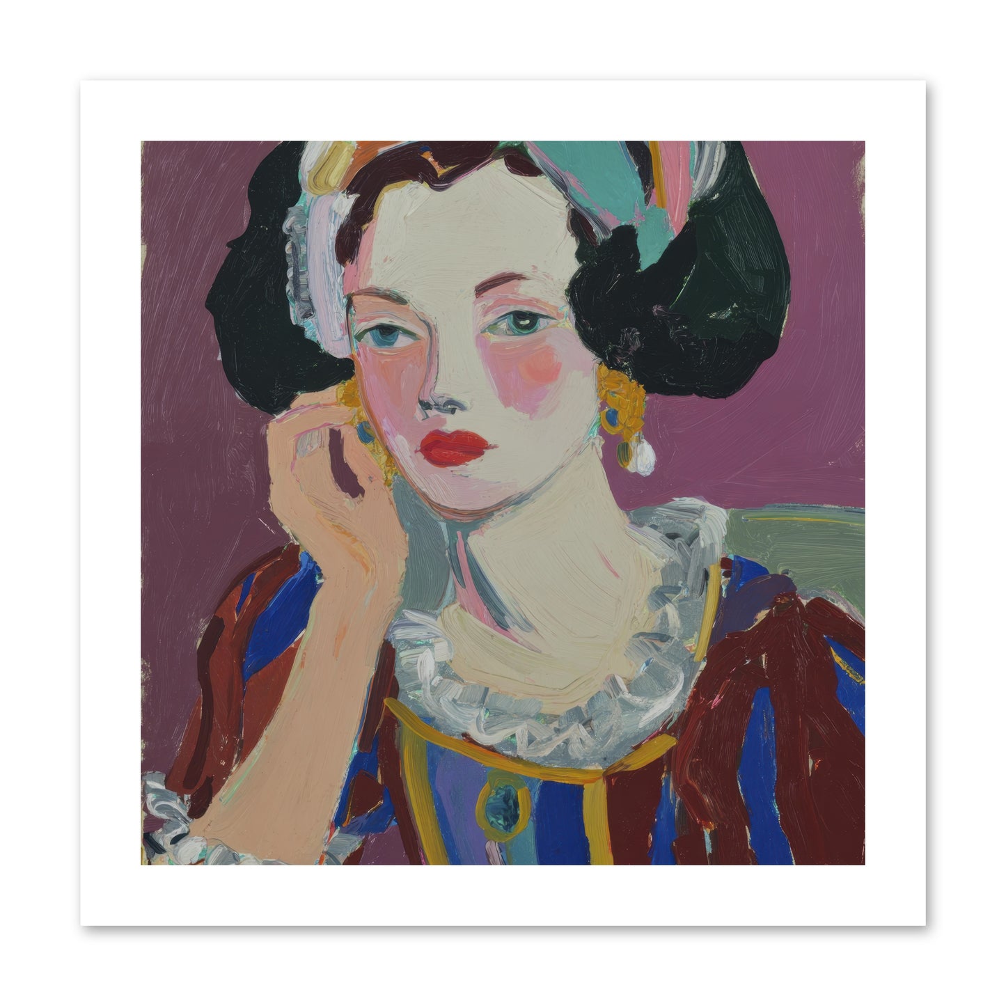 The Woman Who Chose -- Paper Print 12x12