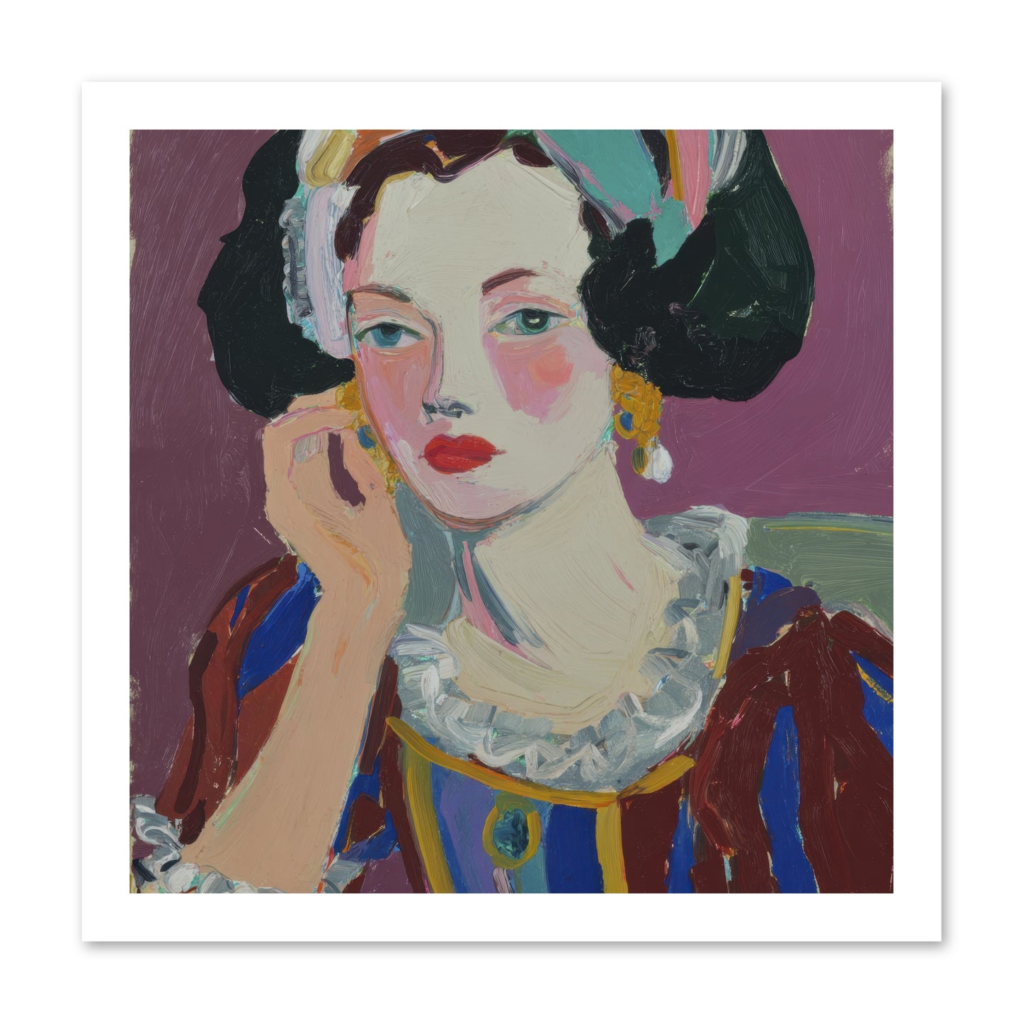 The Woman Who Chose -- Paper Print 16x16