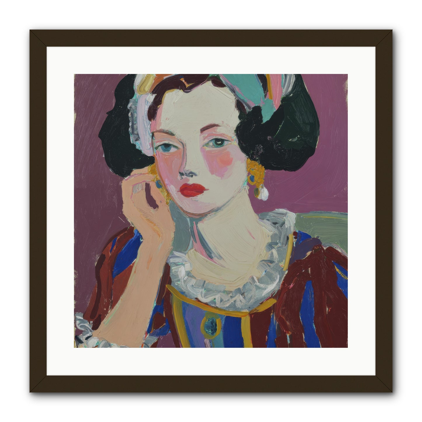 The Woman Who Chose -- Framed Print - Black 20x20