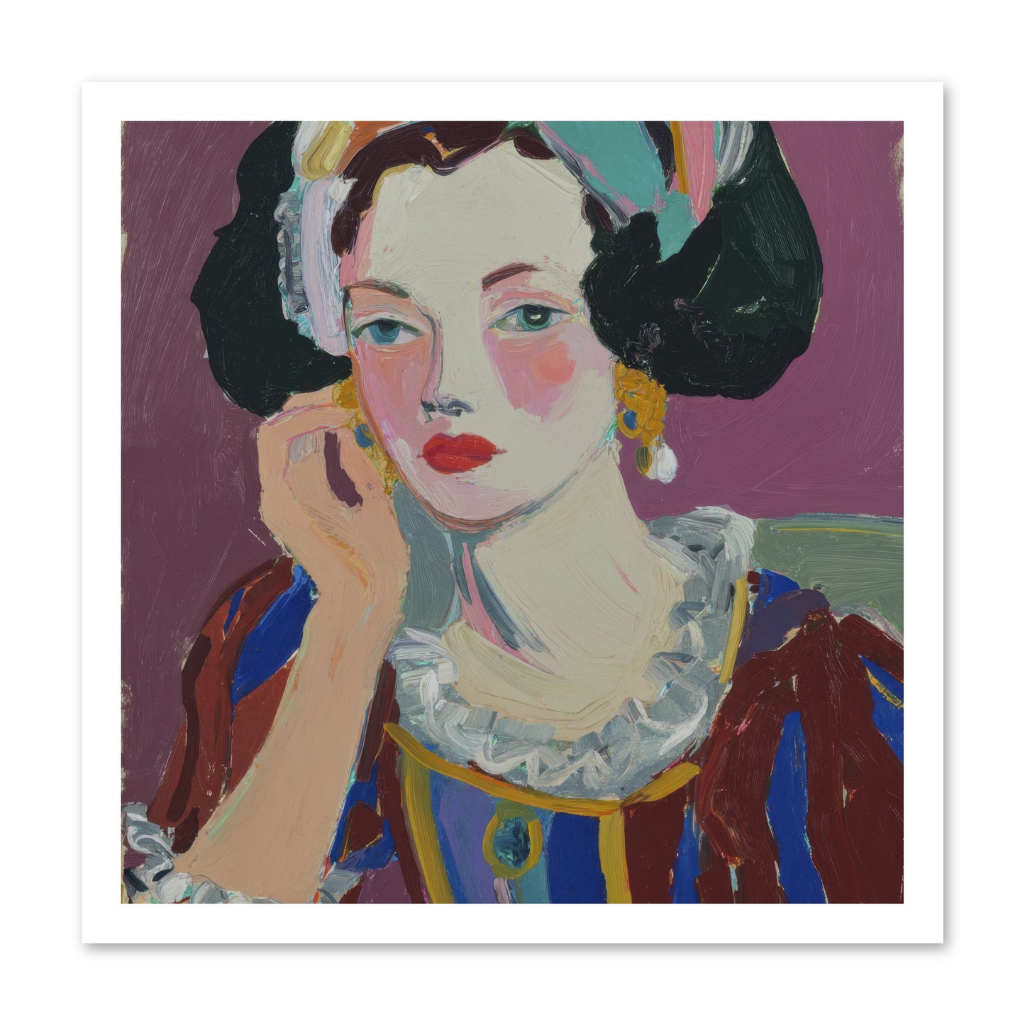 The Woman Who Chose -- Loose Canvas Print 20x20