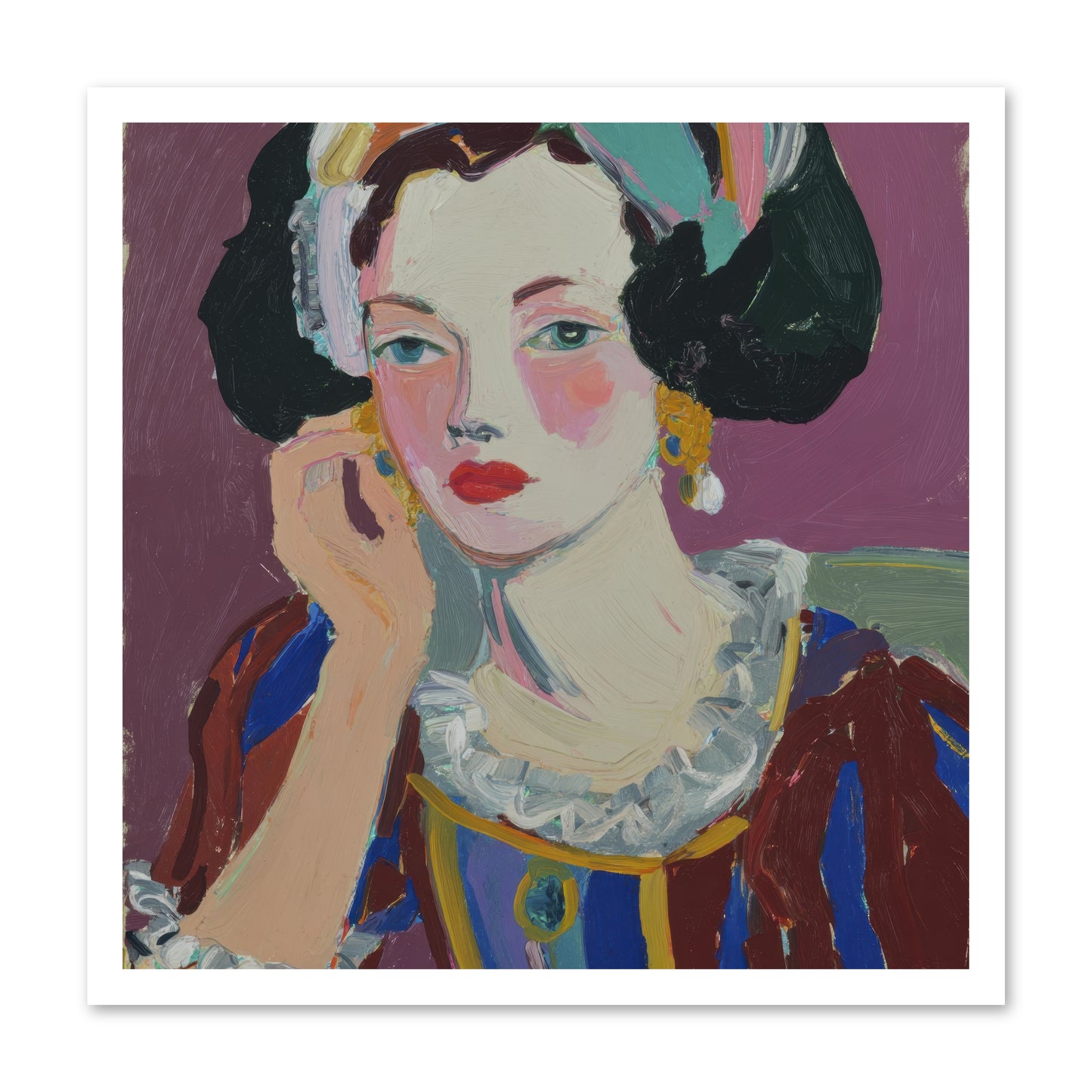 The Woman Who Chose -- Paper Print 24x24