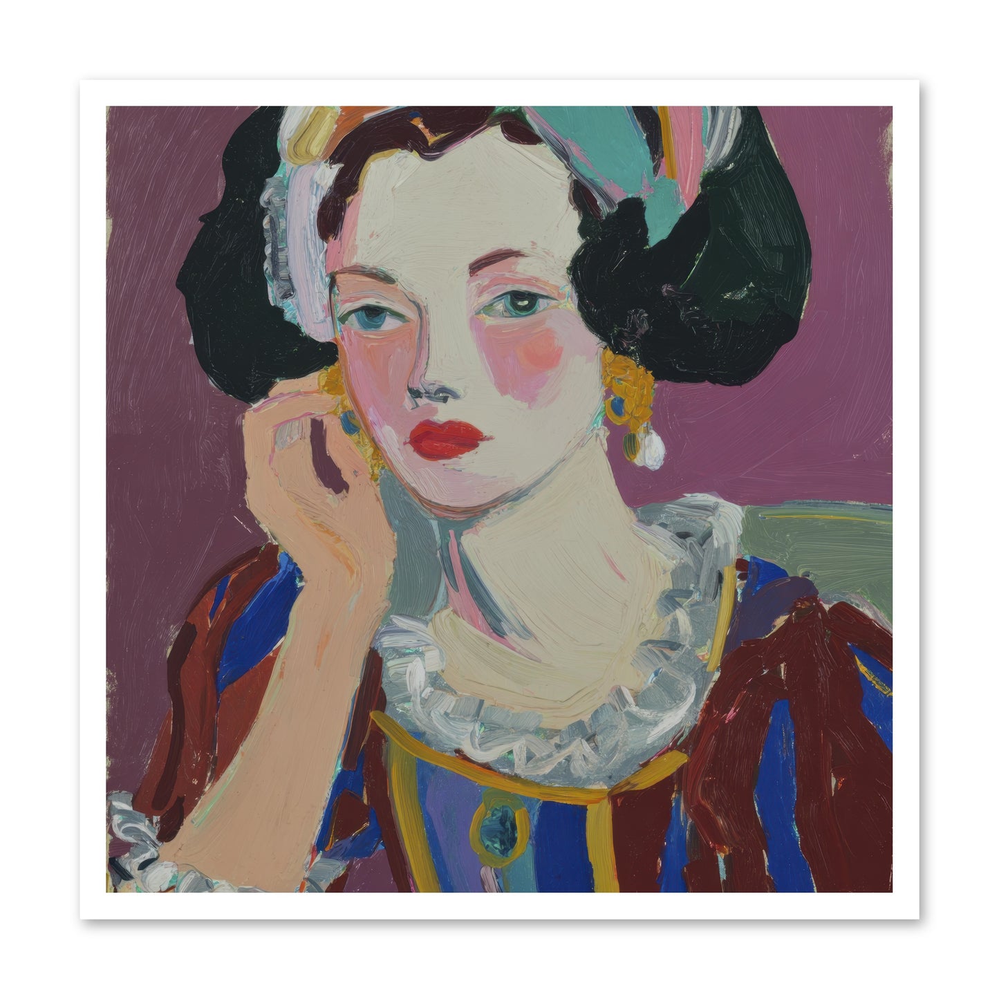 The Woman Who Chose -- Paper Print 30x30