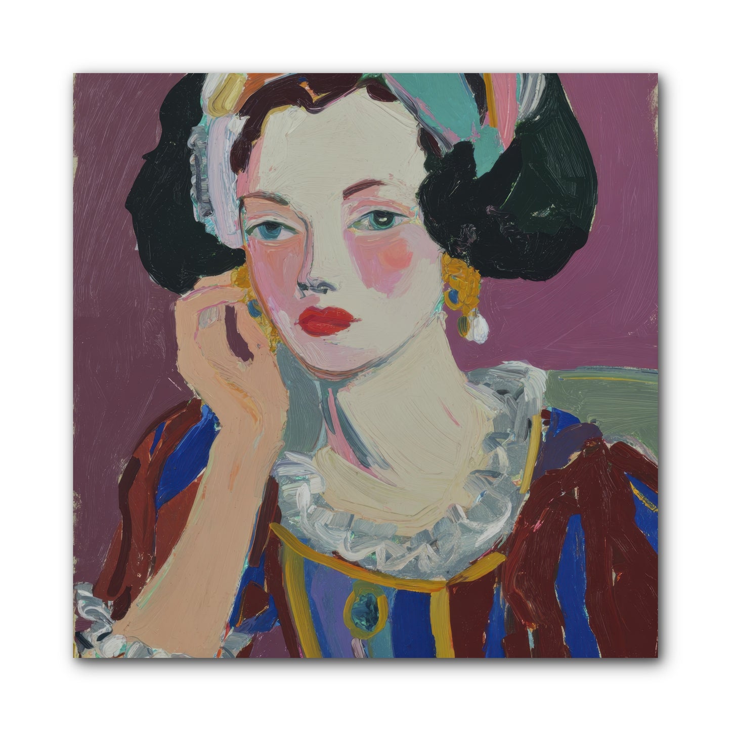 The Woman Who Chose -- Wrapped Canvas 10x10