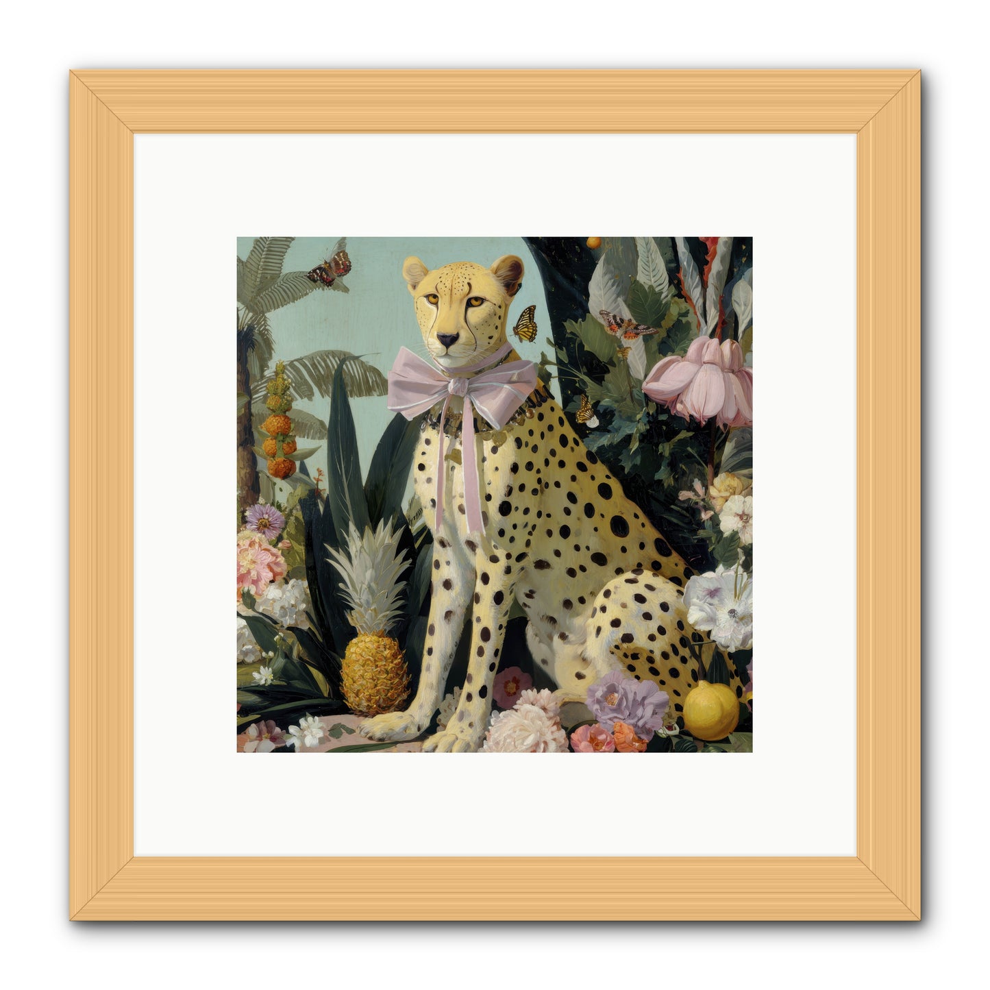 The Wonder of Silver Dawn -- Framed Print - Natural 10x10