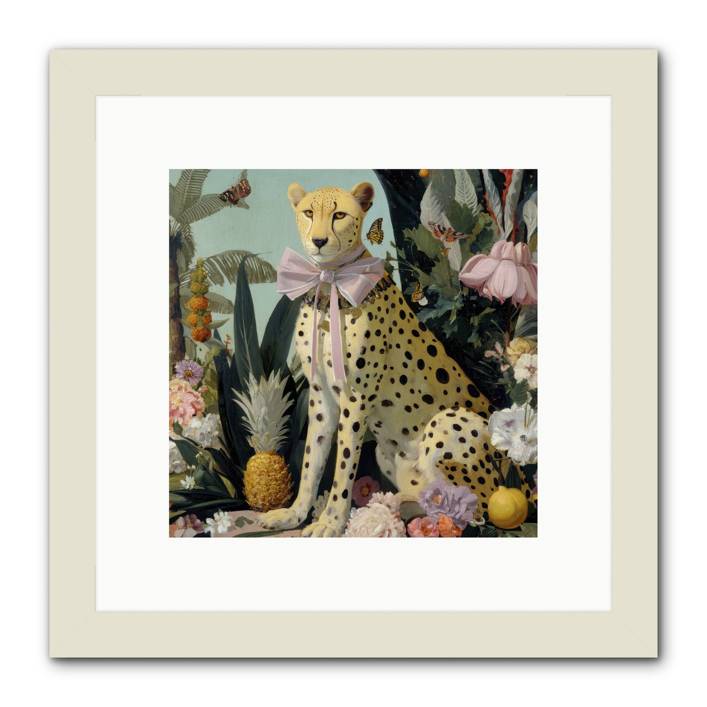 The Wonder of Silver Dawn -- Framed Print - White 10x10