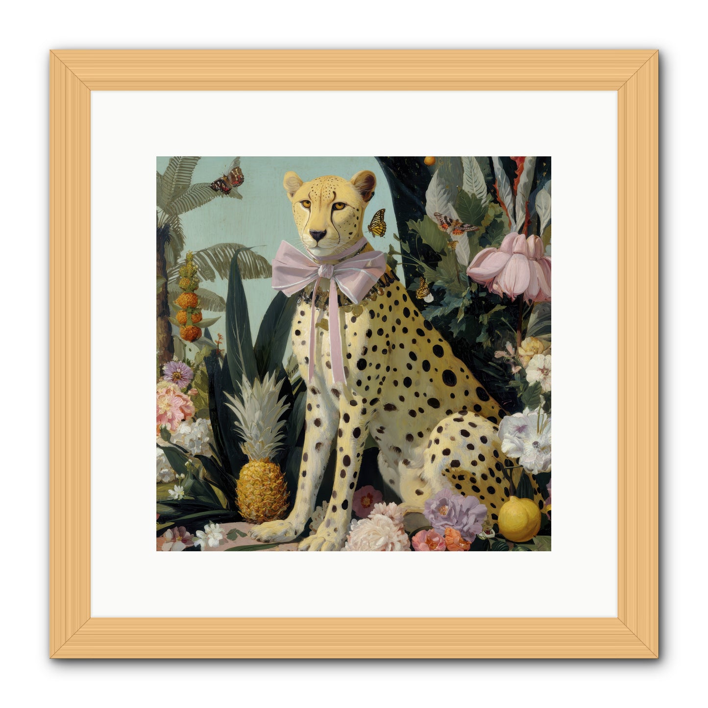 The Wonder of Silver Dawn -- Framed Print - Natural 12x12