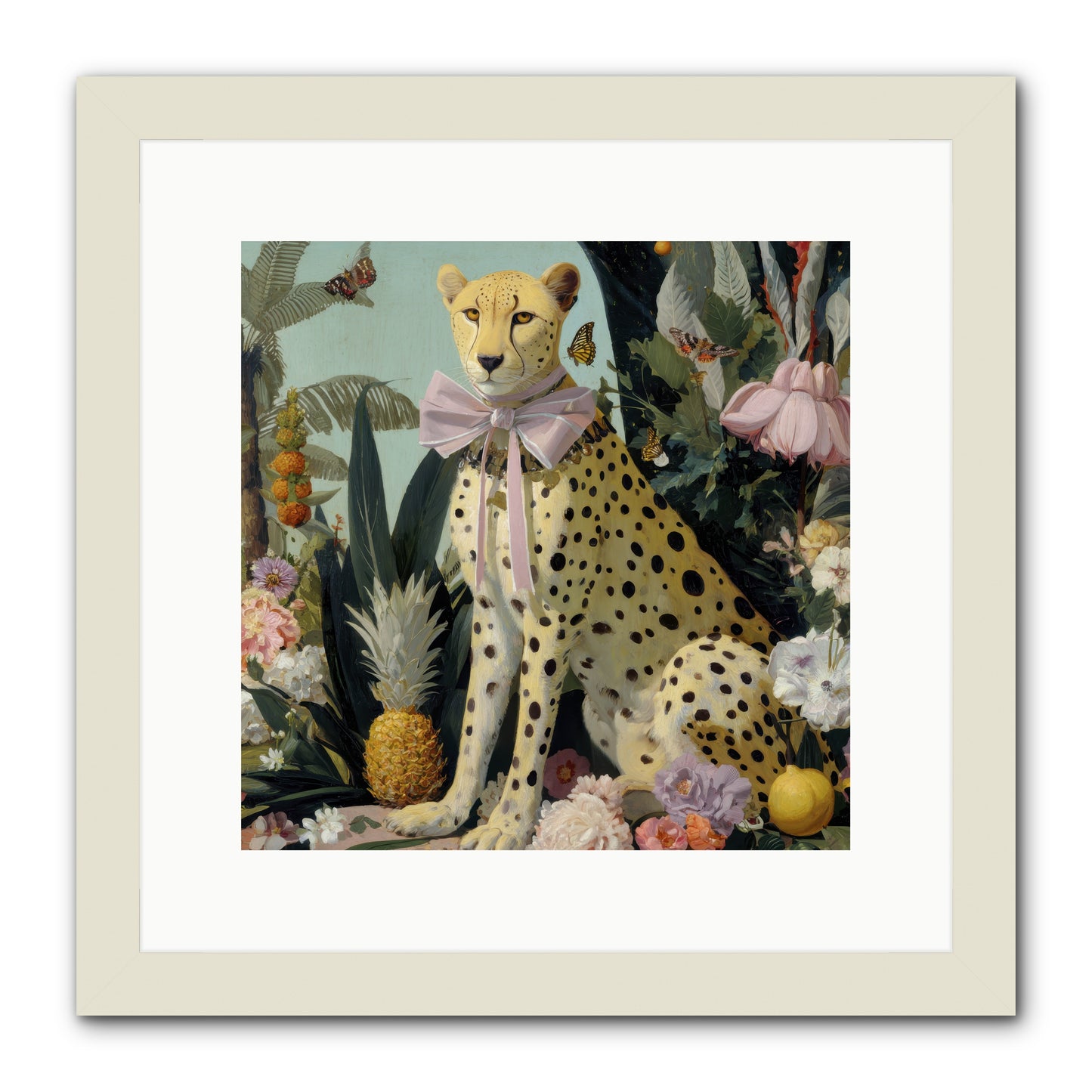 The Wonder of Silver Dawn -- Framed Print - White 12x12