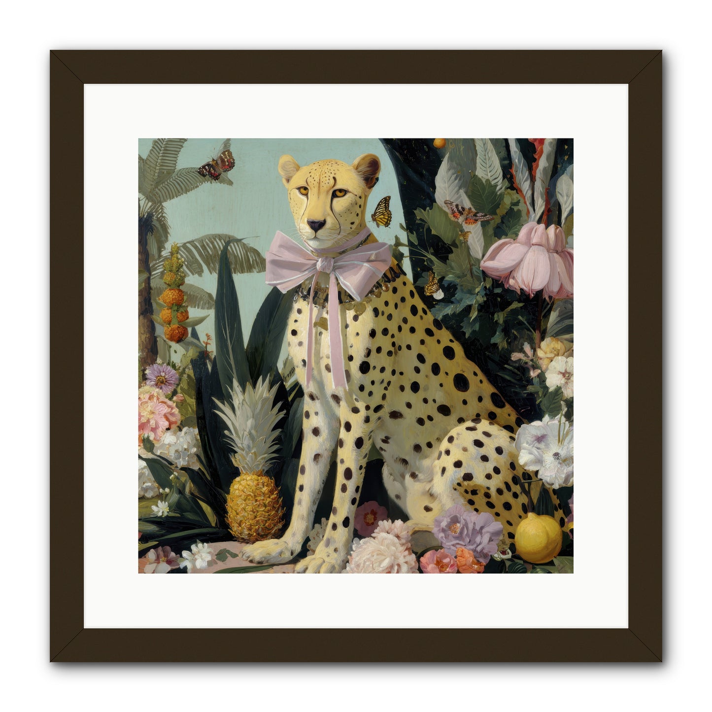 The Wonder of Silver Dawn -- Framed Print - Black 16x16