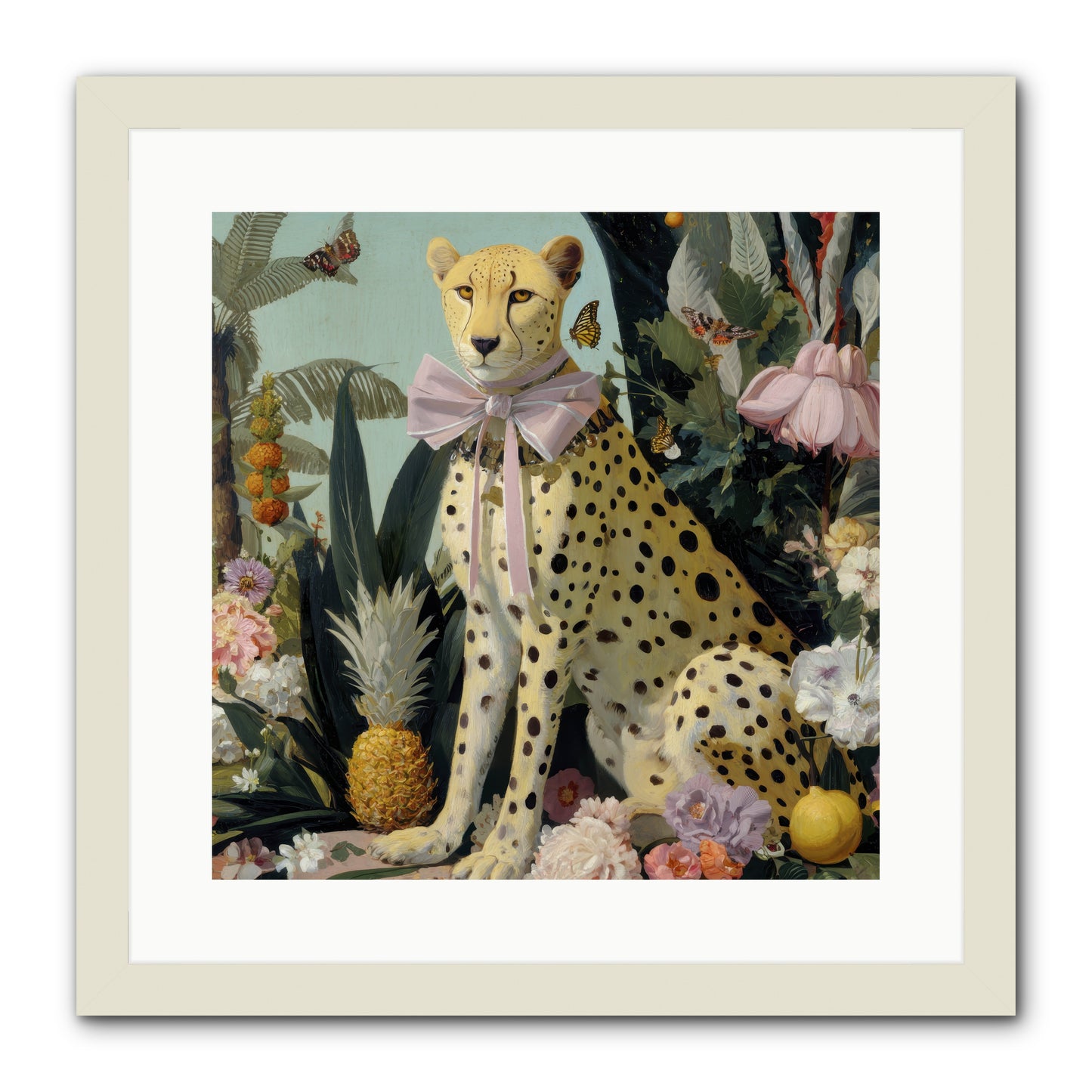 The Wonder of Silver Dawn -- Framed Print - White 16x16