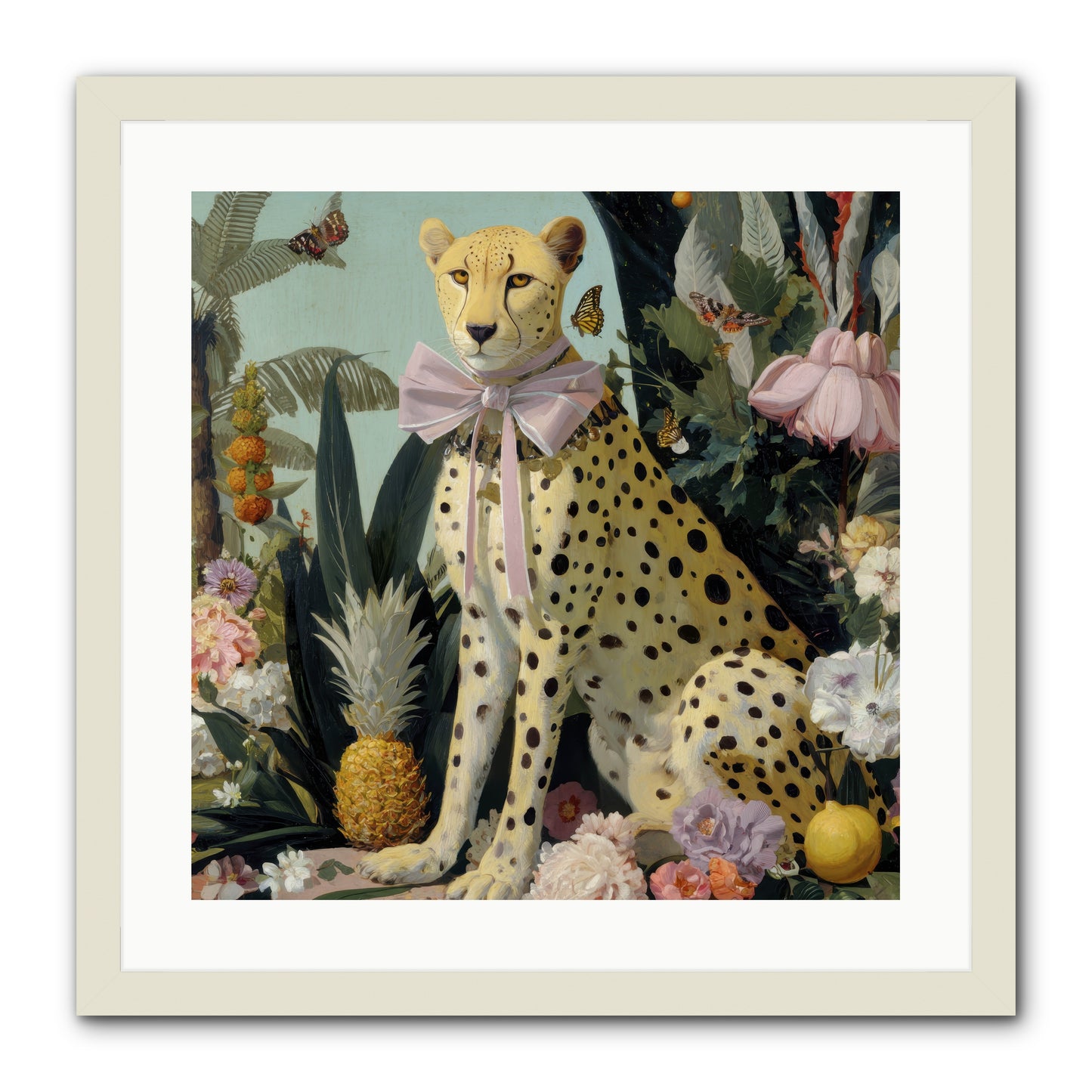 The Wonder of Silver Dawn -- Framed Print - White 20x20
