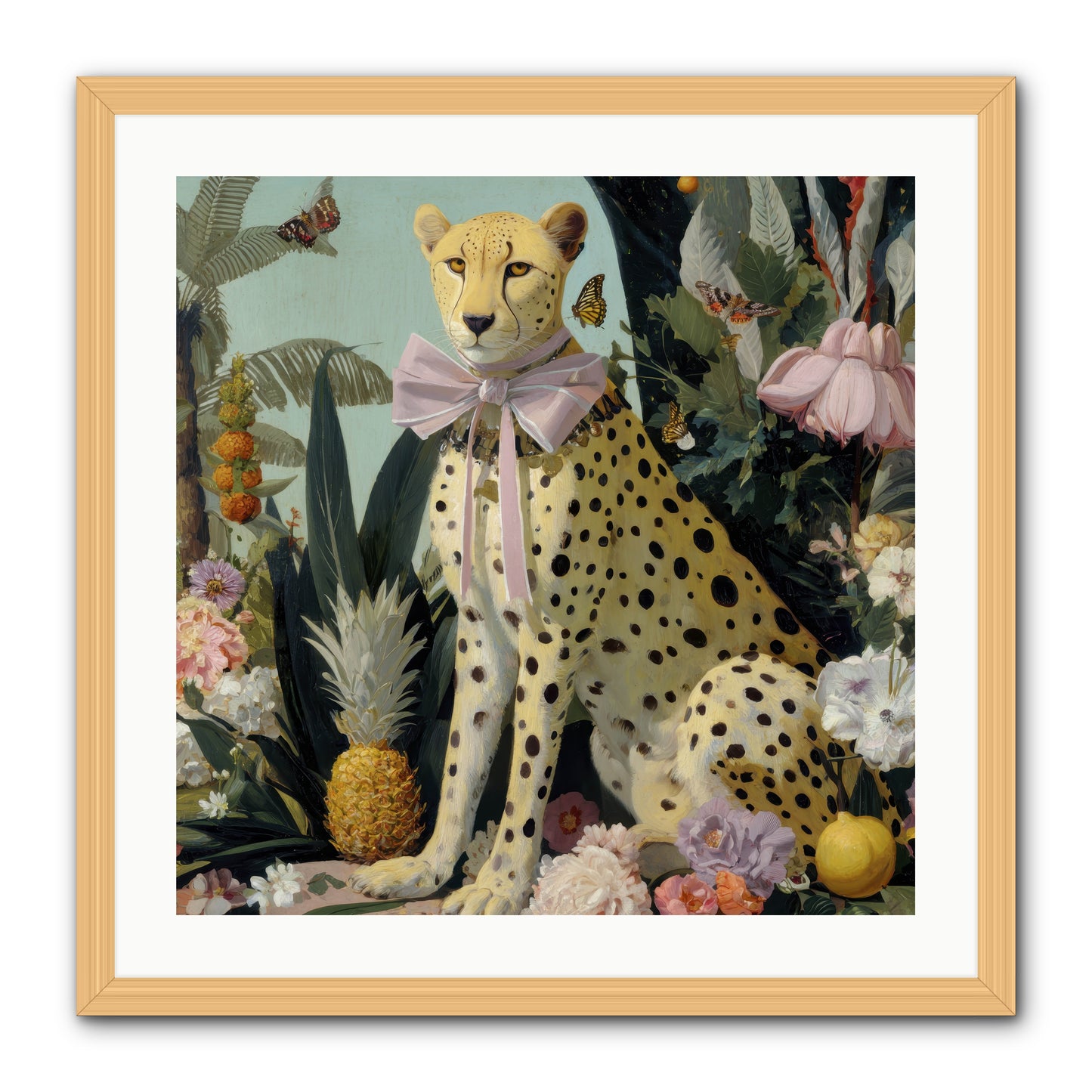 The Wonder of Silver Dawn -- Framed Print - Natural 24x24