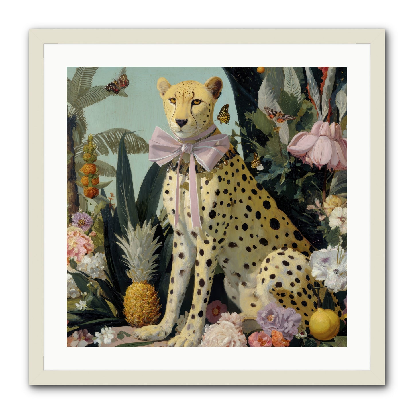 The Wonder of Silver Dawn -- Framed Print - White 24x24