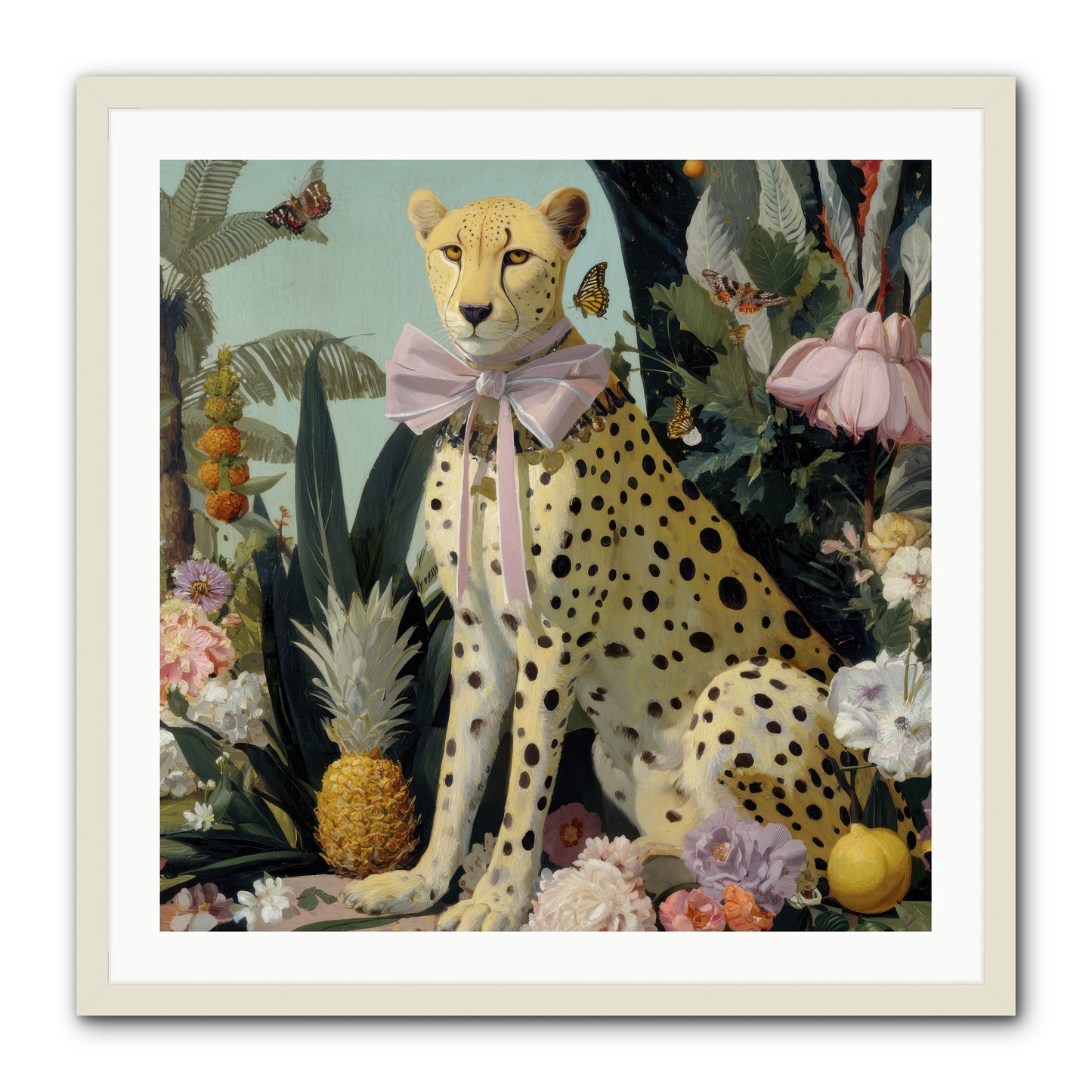 The Wonder of Silver Dawn -- Framed Print - White 30x30
