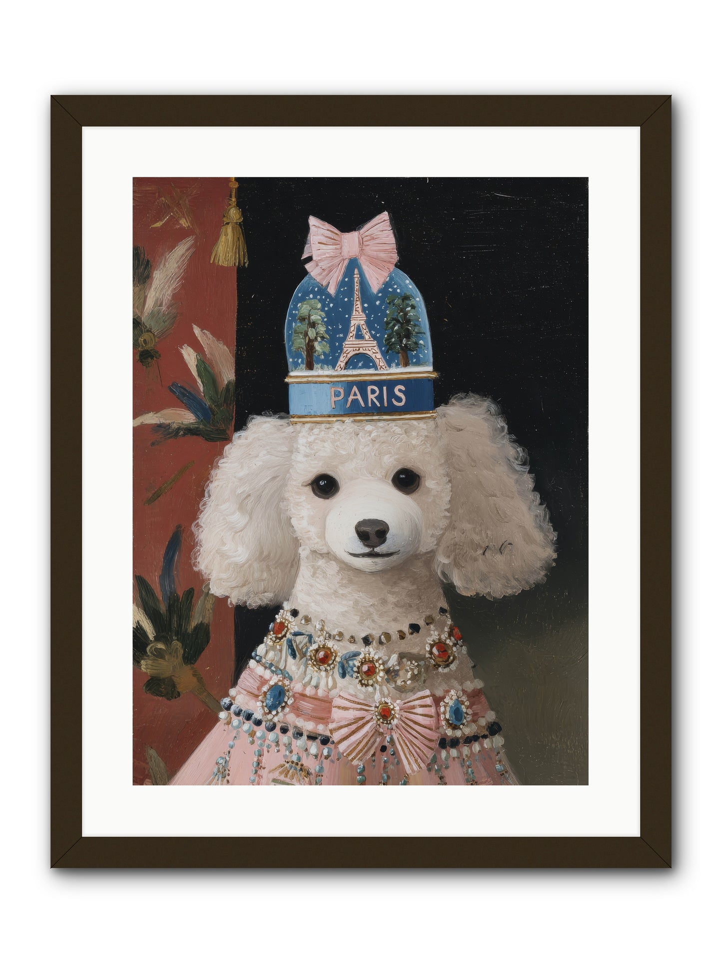 The Wondrous Unveiling -- Framed Print - Black 18x24