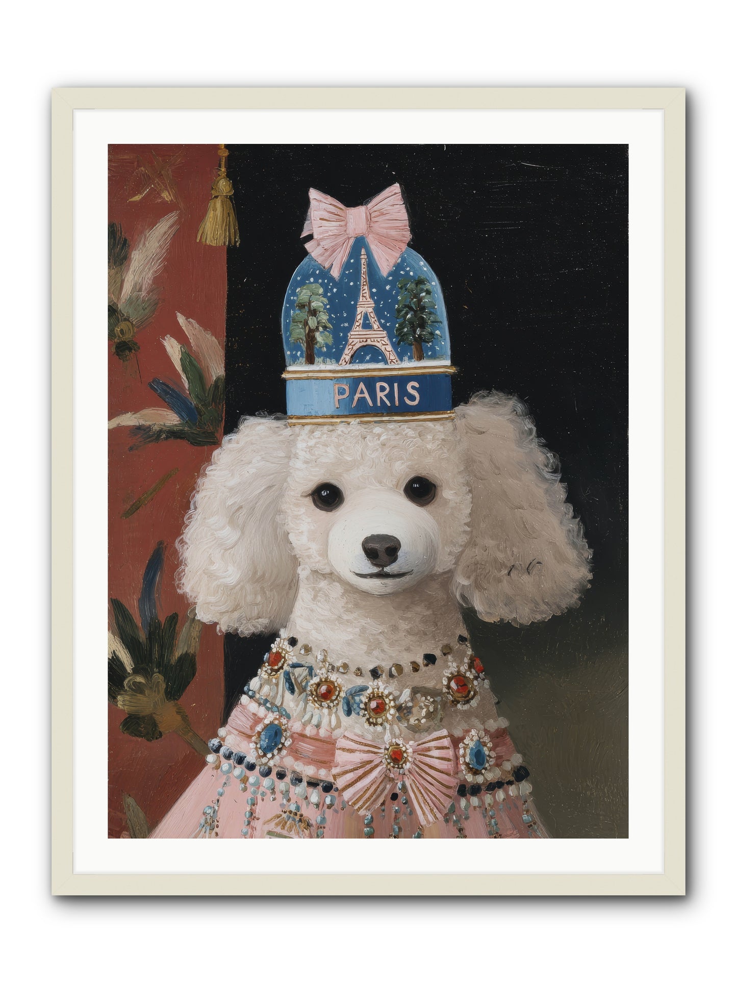 The Wondrous Unveiling -- Framed Print - White 30x40