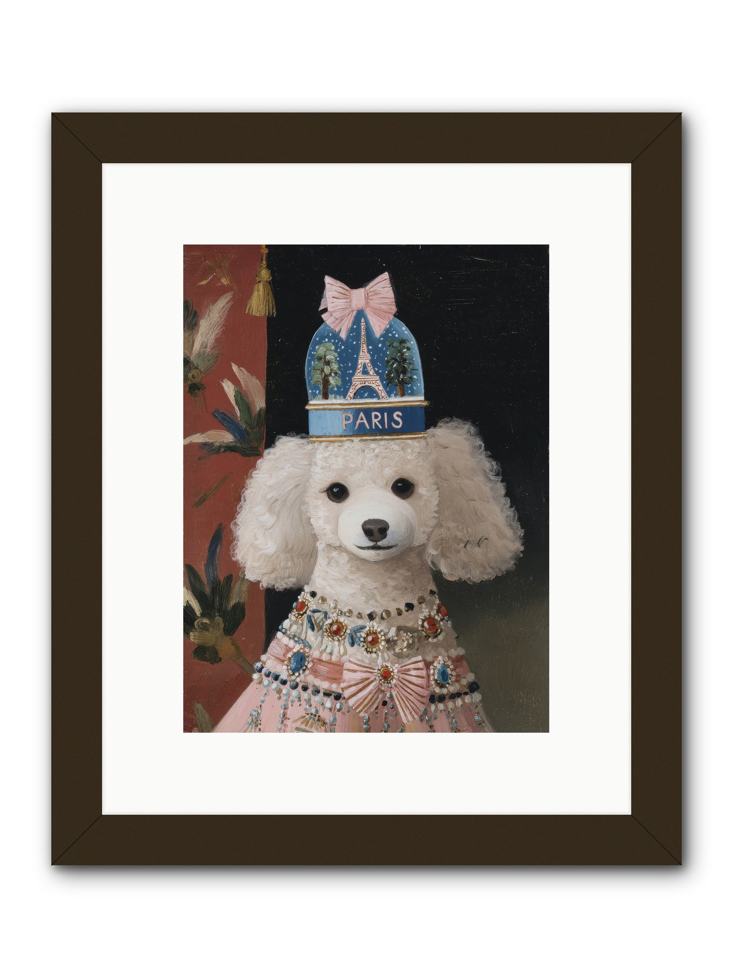 The Wondrous Unveiling -- Framed Print - Black 9x12