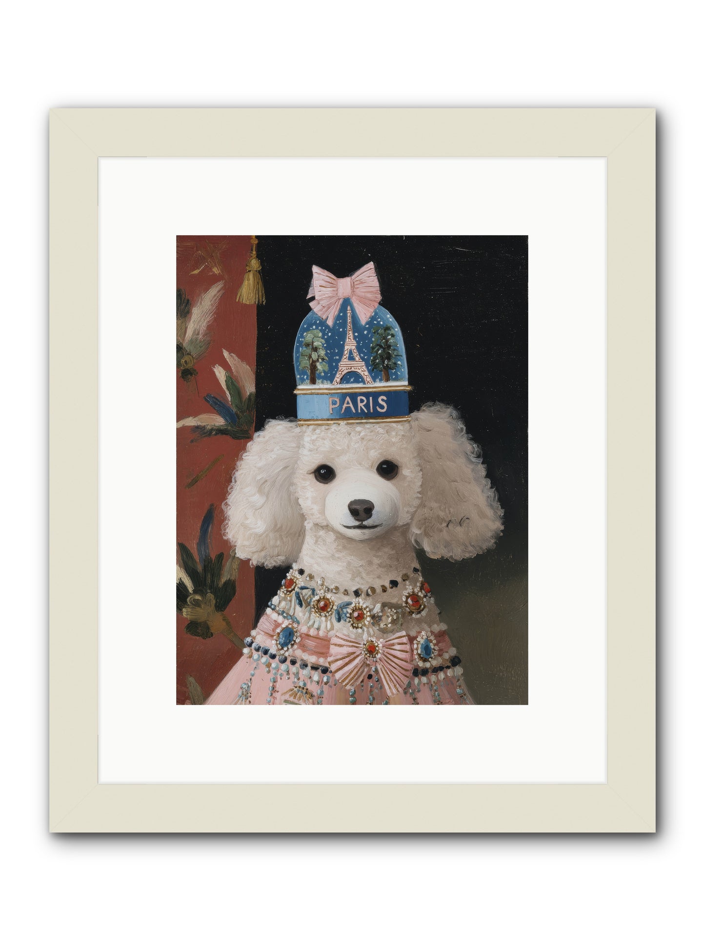 The Wondrous Unveiling -- Framed Print - White 9x12