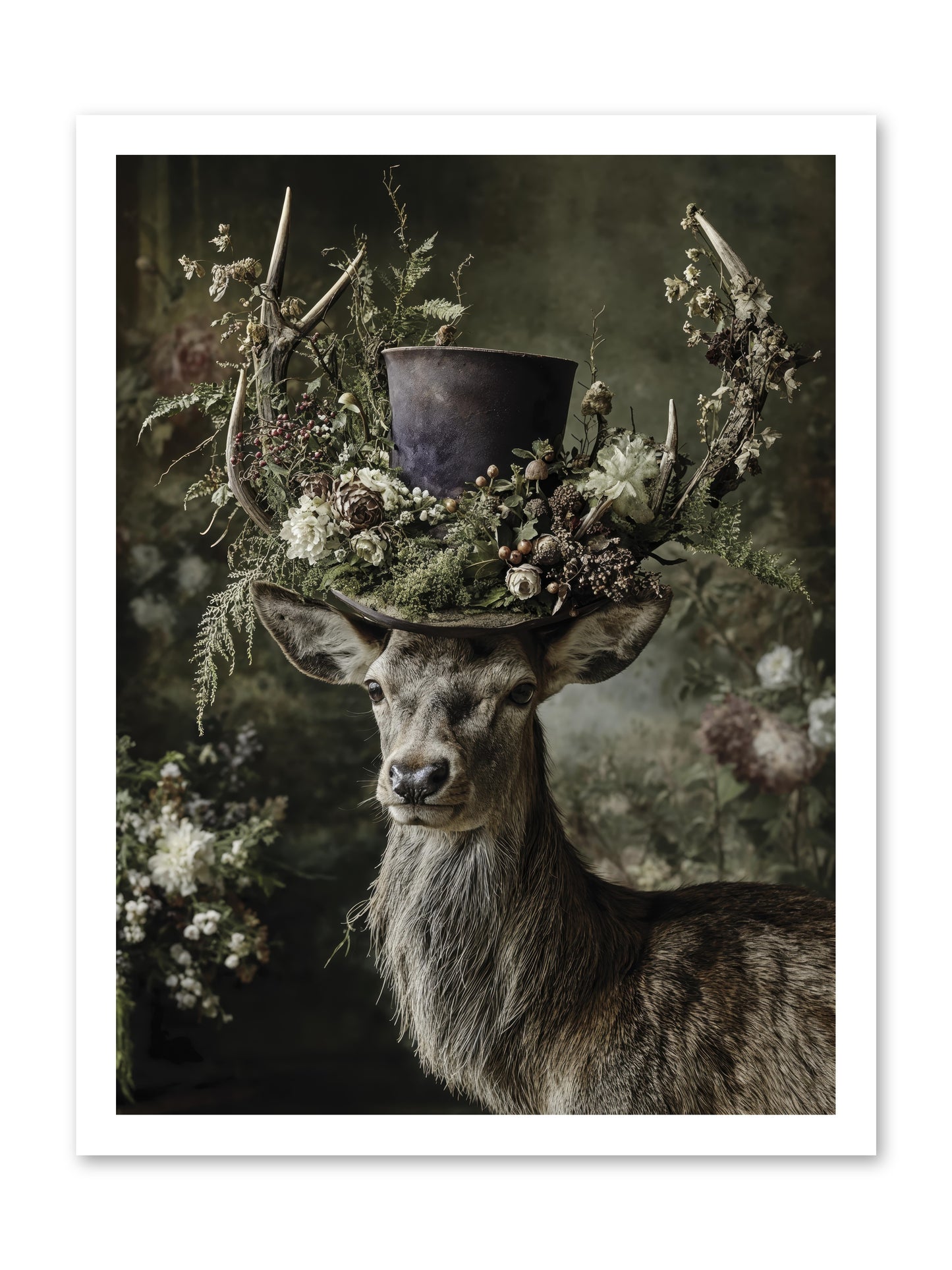 The Woodland Deity -- Paper Print 18x24
