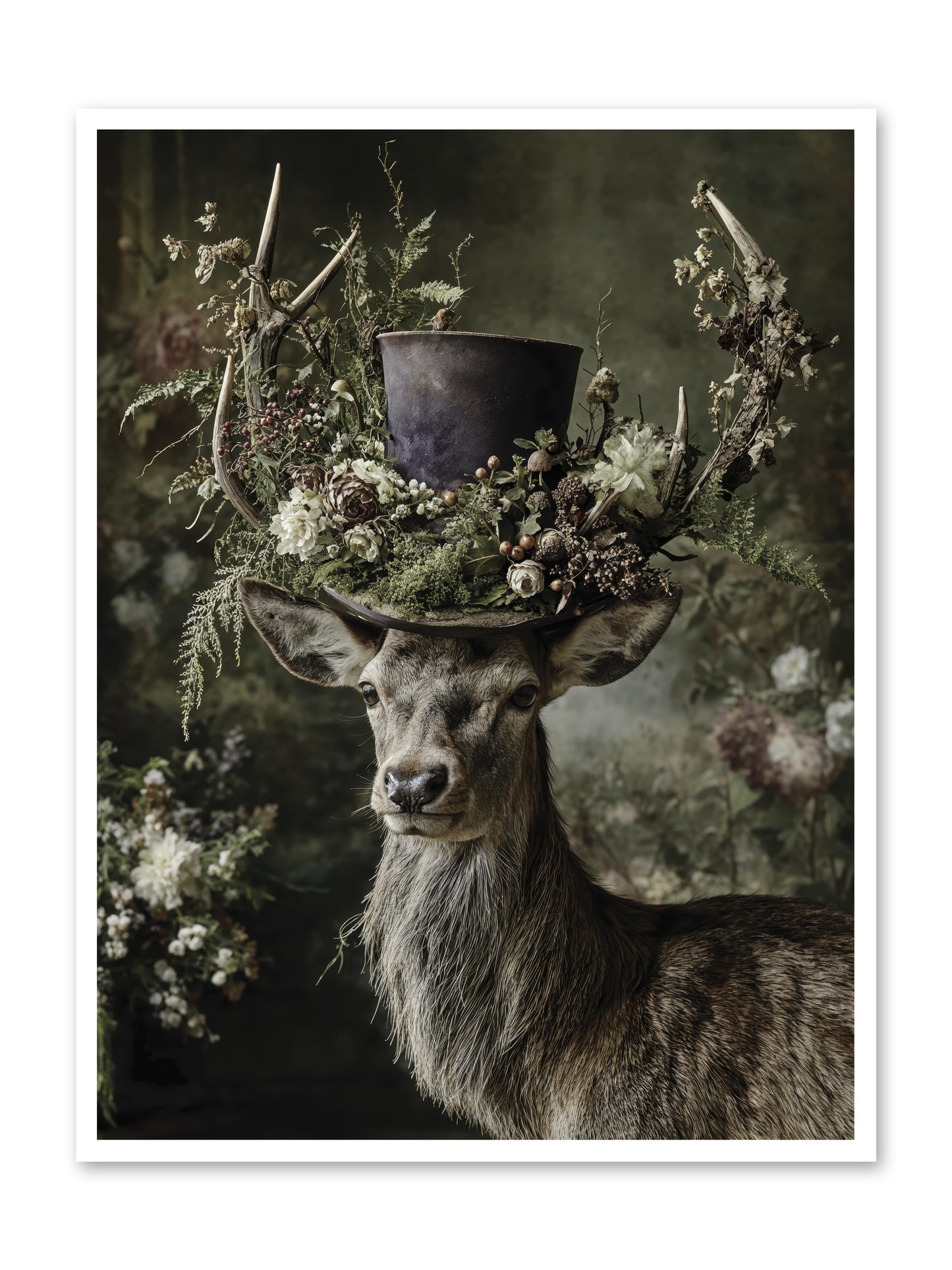 The Woodland Deity -- Loose Canvas Print 36x48