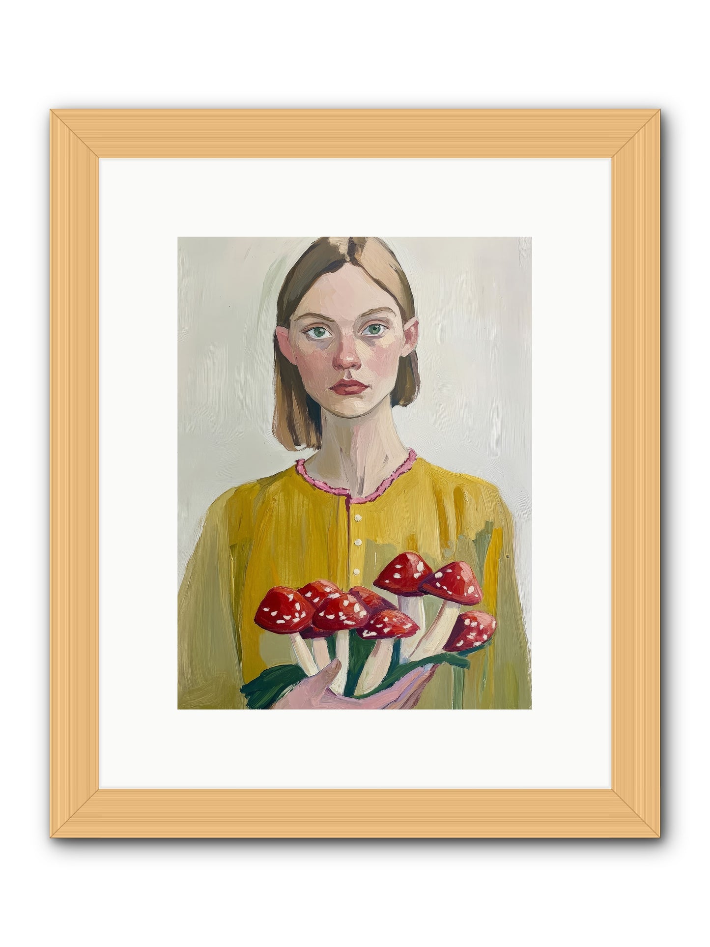 The Woodlands Guide -- Framed Print - Natural 9x12