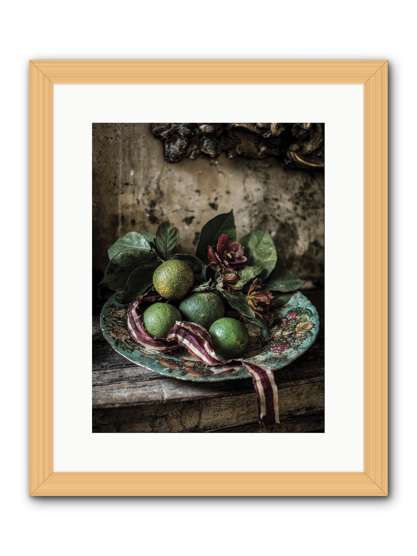The generous earth -- Framed Print - Natural 12x16