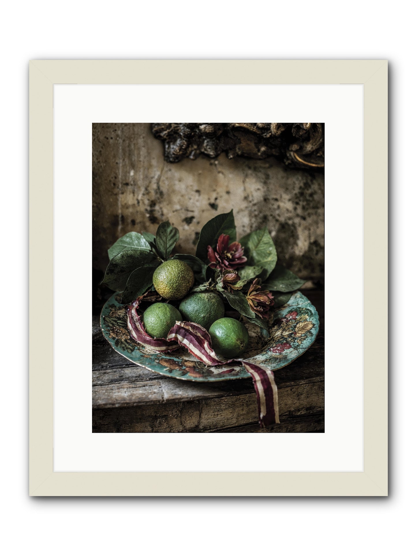 The generous earth -- Framed Print - White 12x16