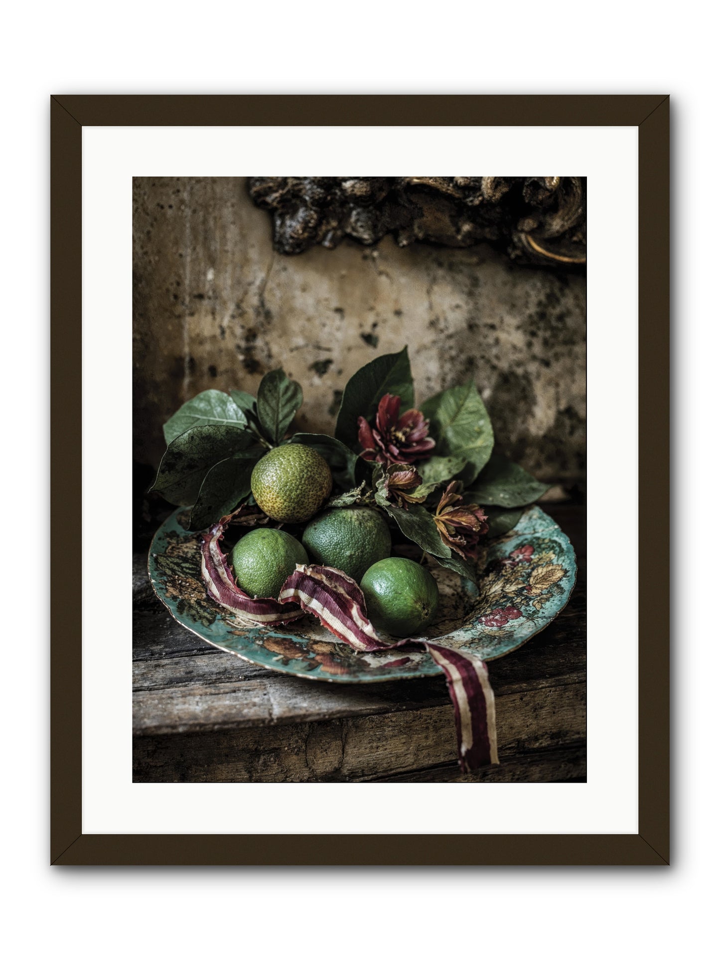 The generous earth -- Framed Print - Black 18x24