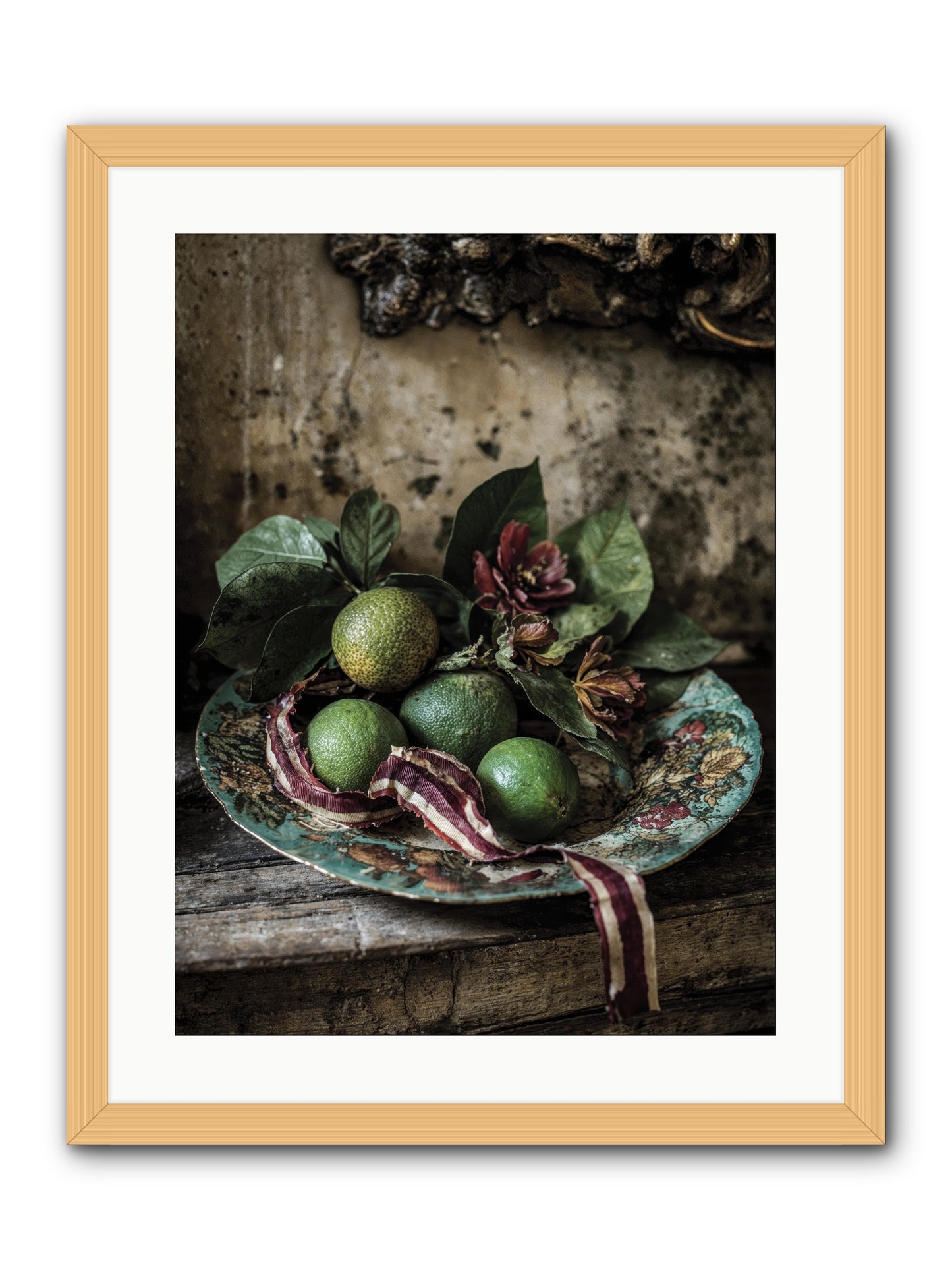 The generous earth -- Framed Print - Natural 18x24